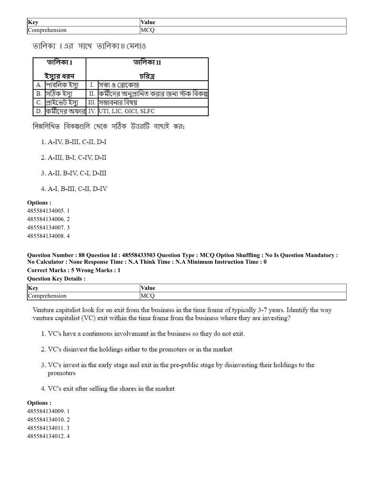 CUET 2023 English Bengali compressed Shift 1 Question Papers - 18 June 2023 - Page 75