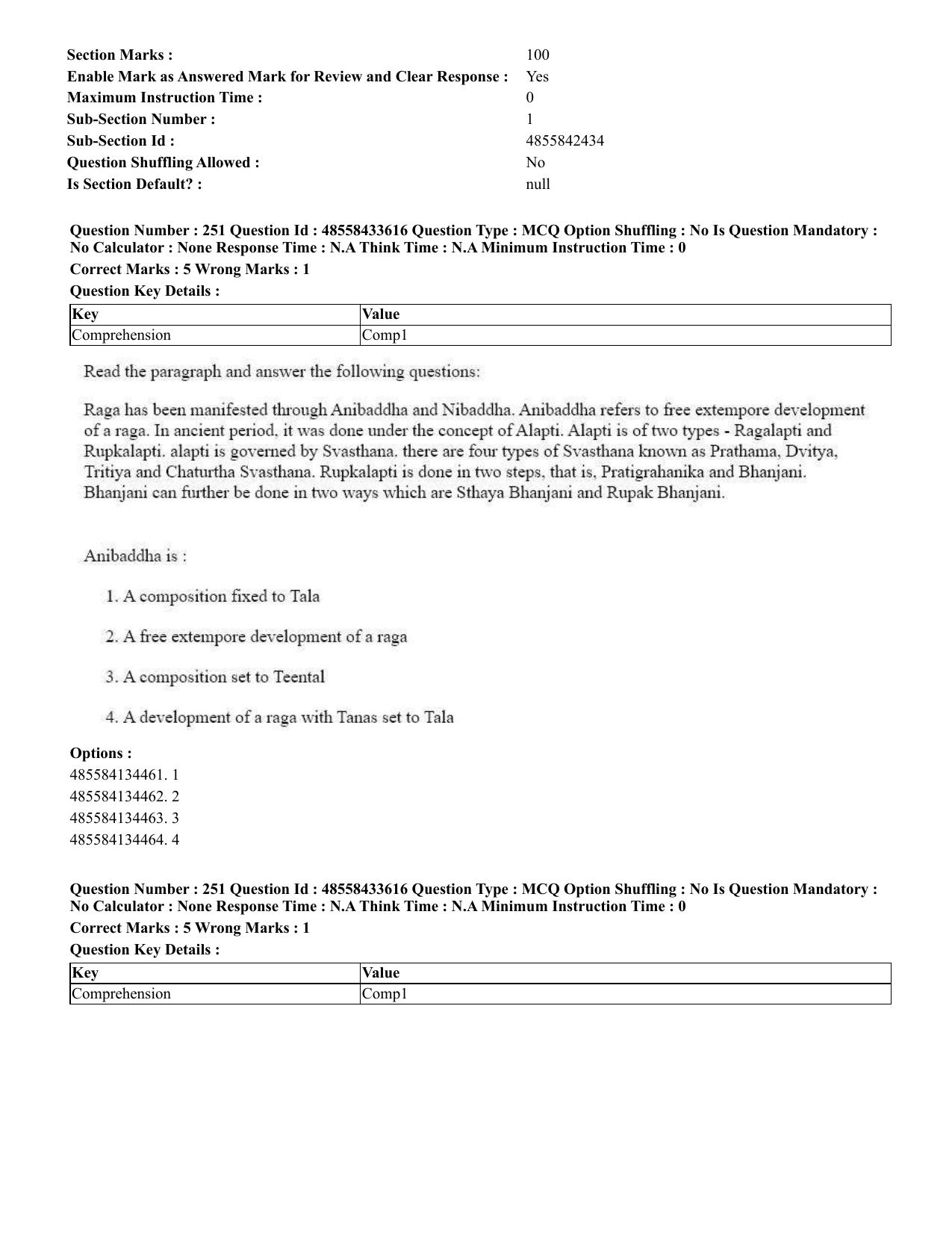 CUET 2023 English Bengali compressed Shift 1 Question Papers - 18 June 2023 - Page 214