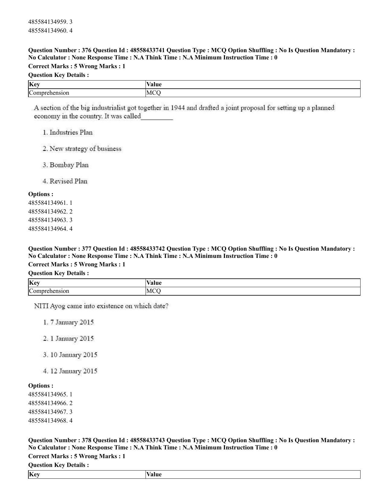CUET 2023 English Bengali compressed Shift 1 Question Papers - 18 June 2023 - Page 358