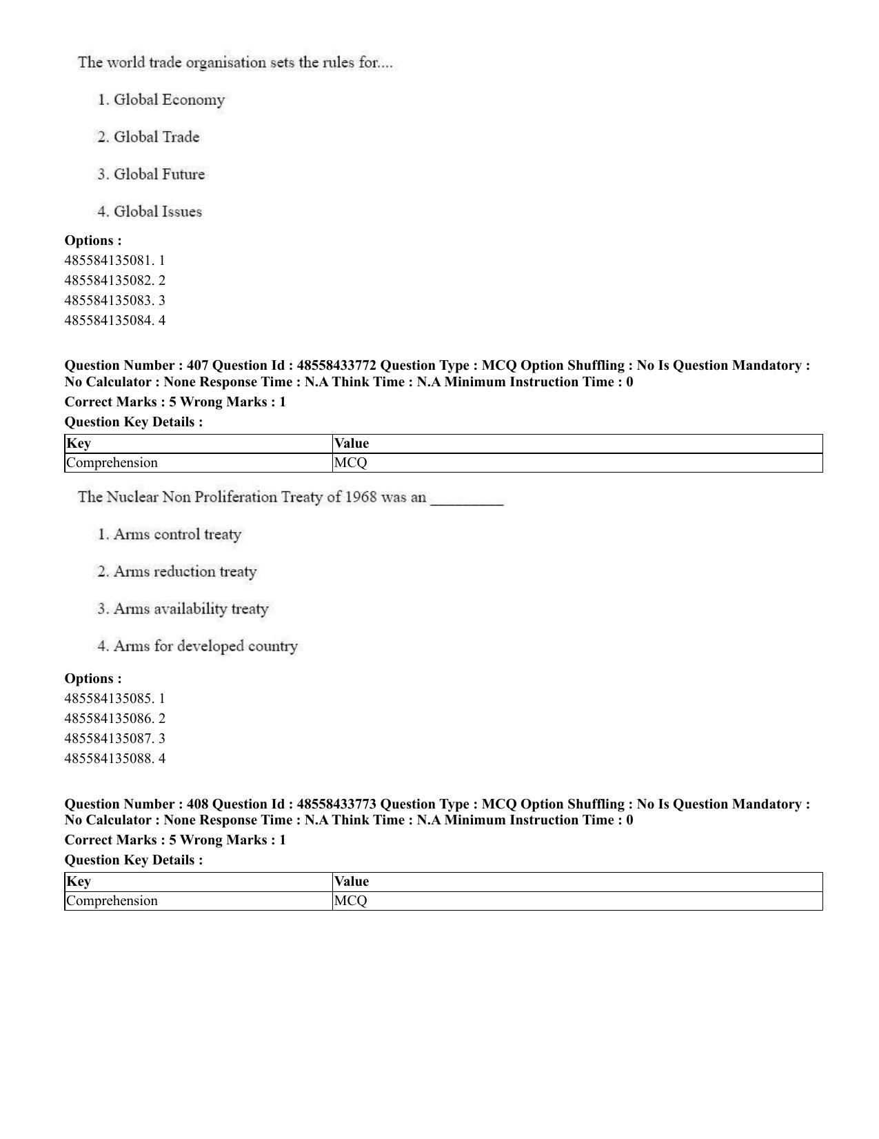 CUET 2023 English Bengali compressed Shift 1 Question Papers - 18 June 2023 - Page 373