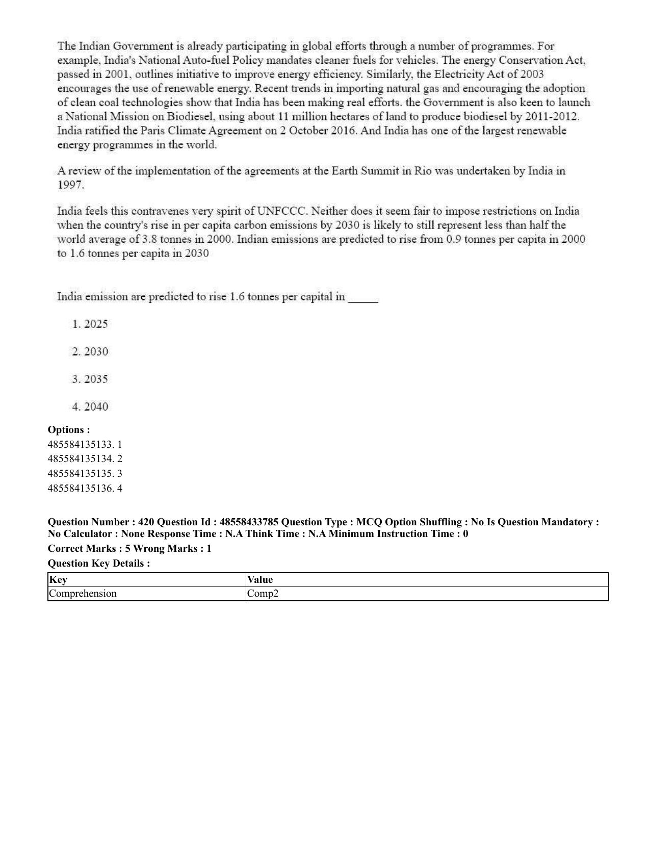 CUET 2023 English Bengali compressed Shift 1 Question Papers - 18 June 2023 - Page 382