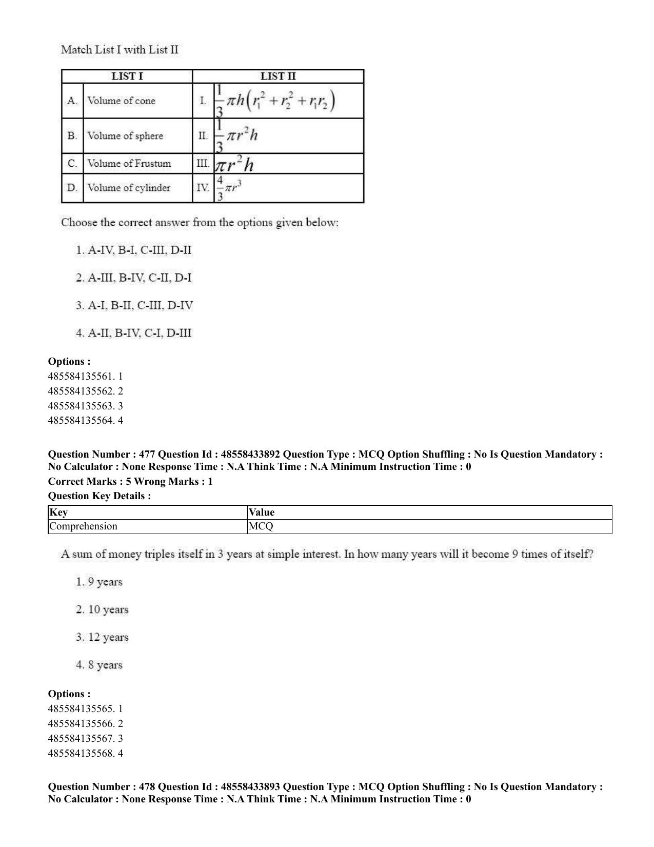 CUET 2023 English Bengali compressed Shift 1 Question Papers - 18 June 2023 - Page 416