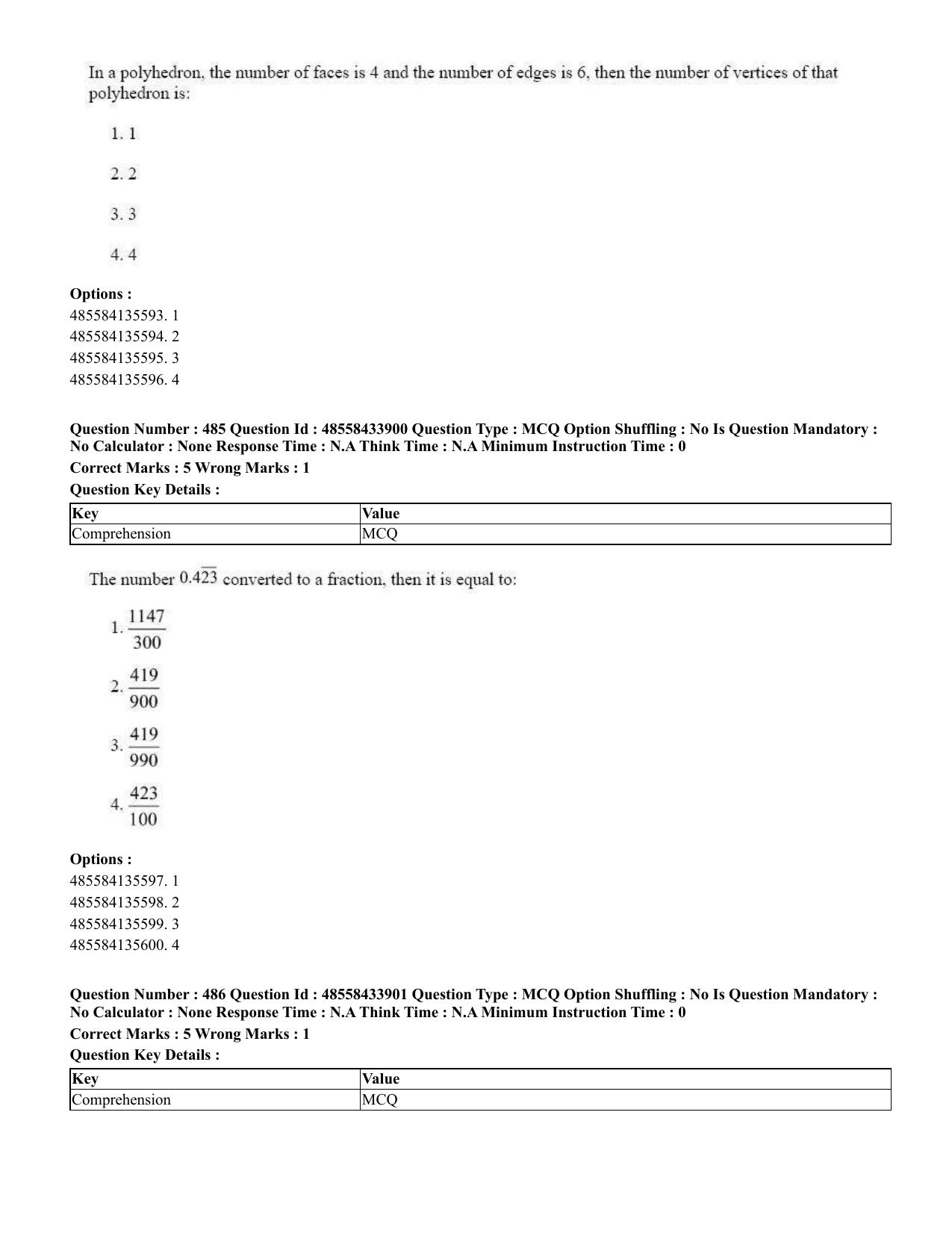 CUET 2023 English Bengali compressed Shift 1 Question Papers - 18 June 2023 - Page 420