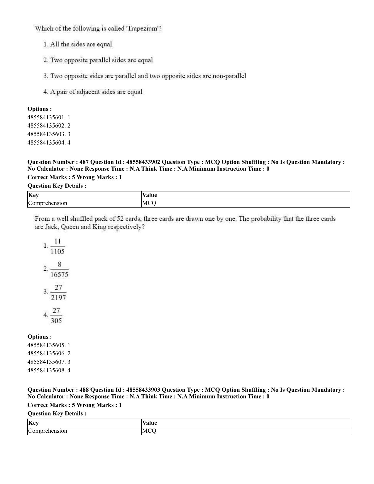 CUET 2023 English Bengali compressed Shift 1 Question Papers - 18 June 2023 - Page 421