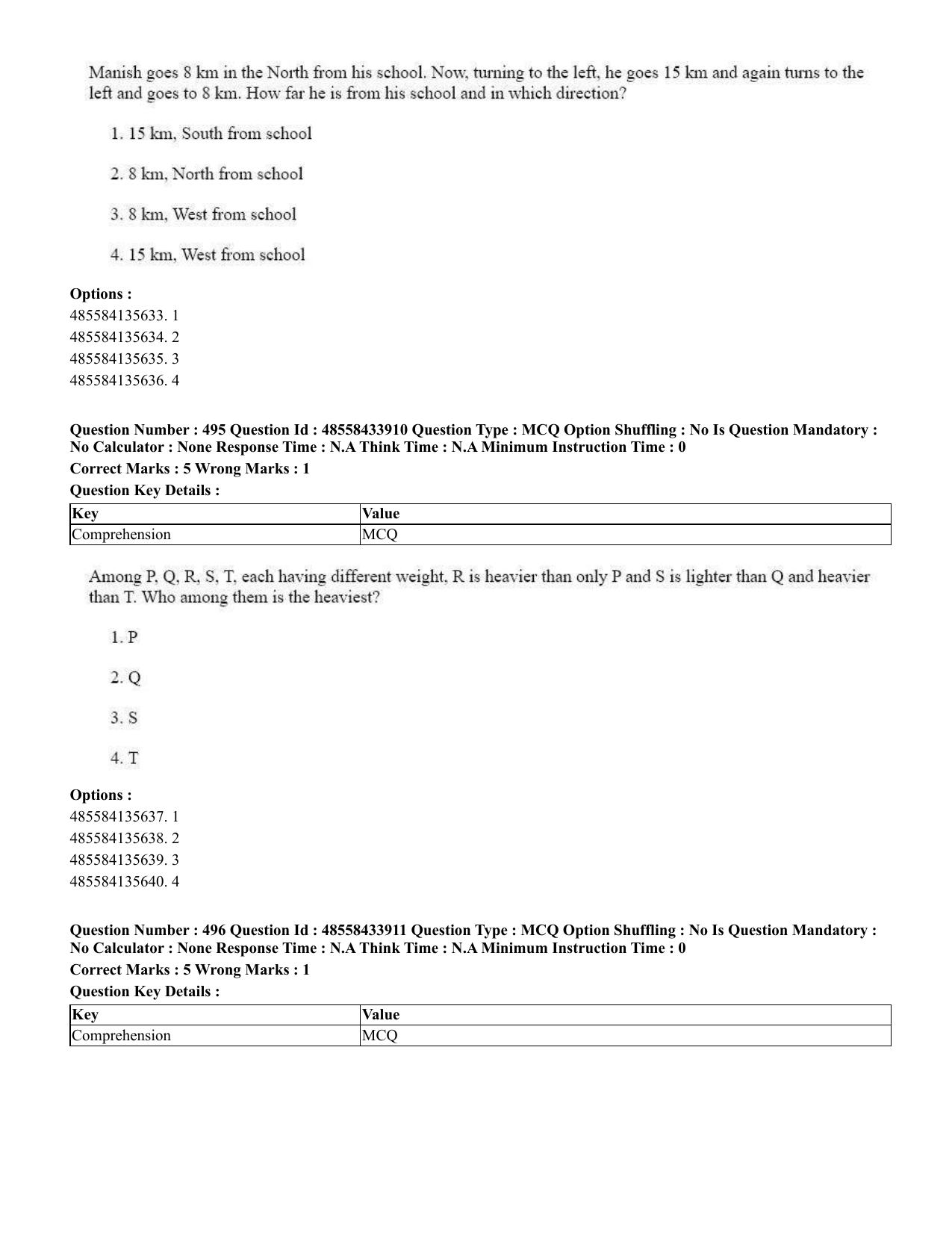 CUET 2023 English Bengali compressed Shift 1 Question Papers - 18 June 2023 - Page 426
