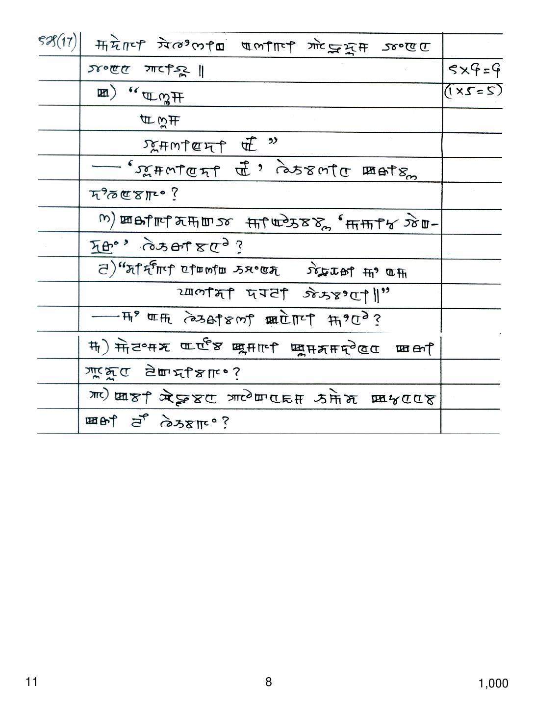 CBSE Class 12 11 Manipuri 2018 Question Paper - Page 8