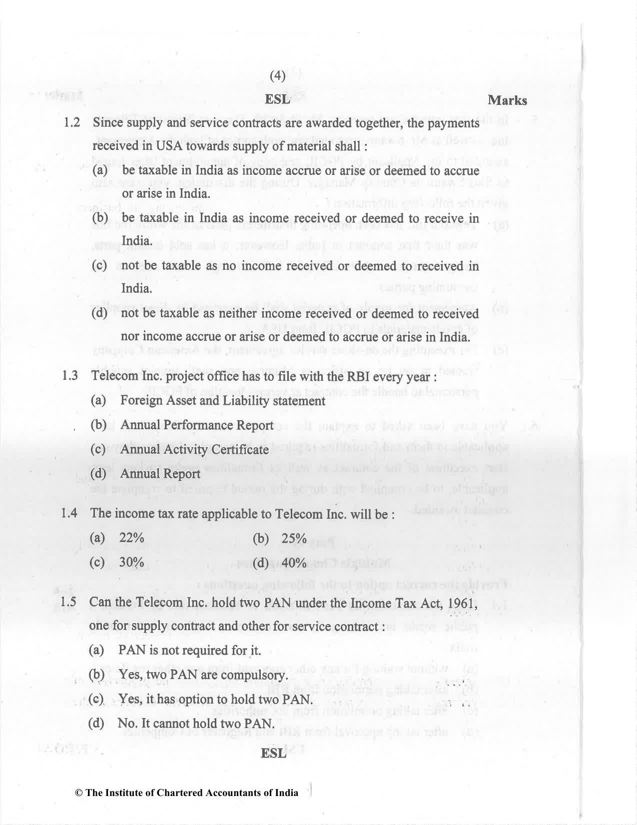 CA Final Dec 2021 Question Paper - Paper 6F – Multidisciplinary Case Study - Page 4