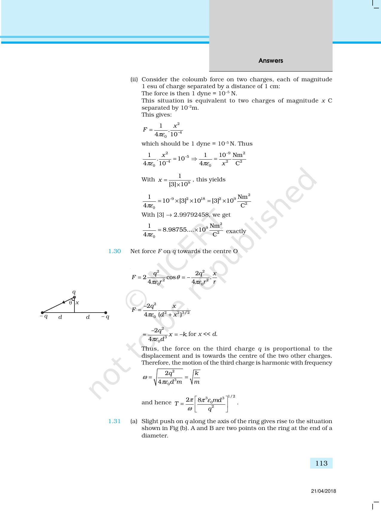 NCERT Exemplar Class 12: Physics  - Answers (All Units) - Page 8