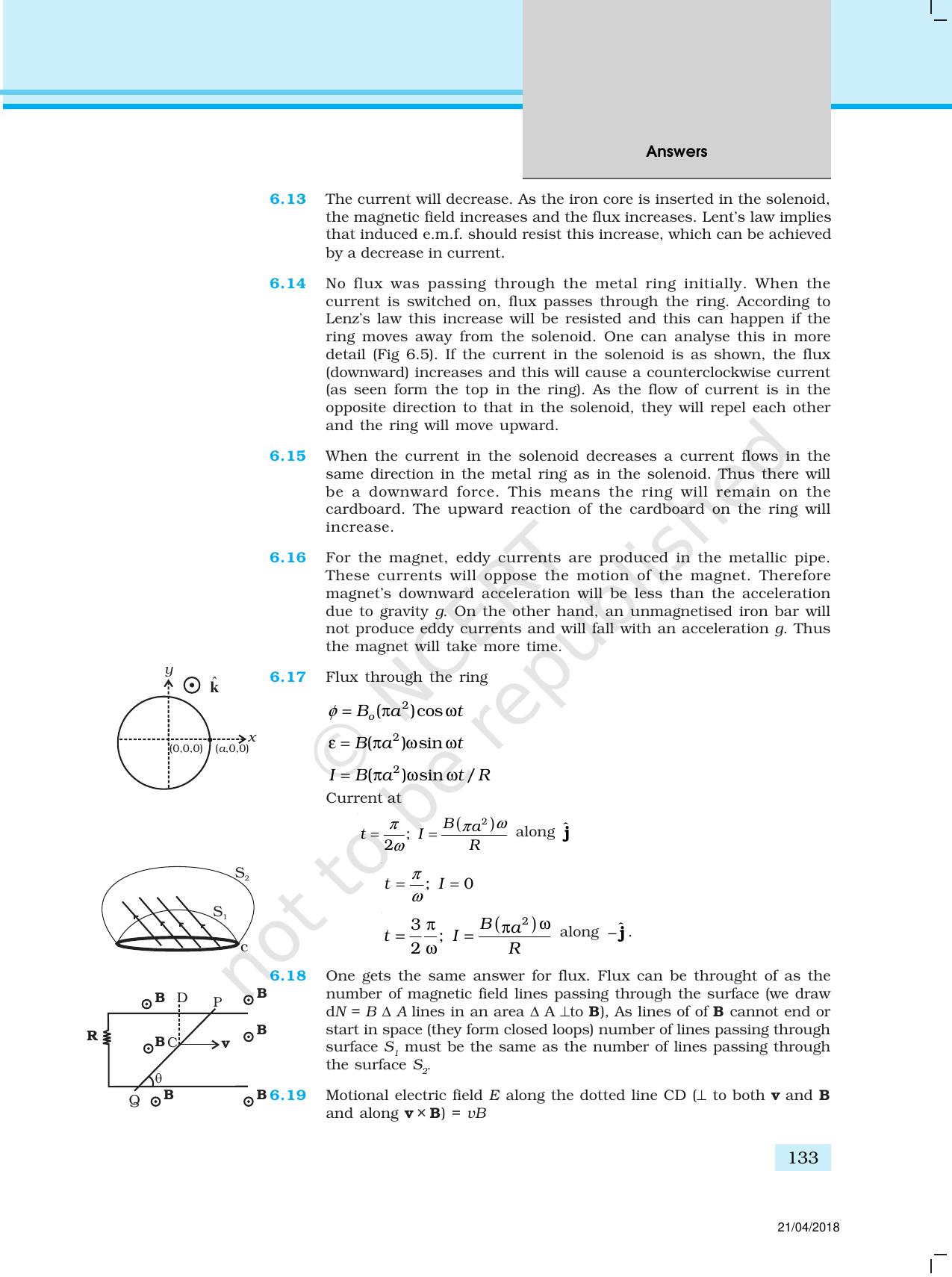 NCERT Exemplar Class 12: Physics  - Answers (All Units) - Page 28