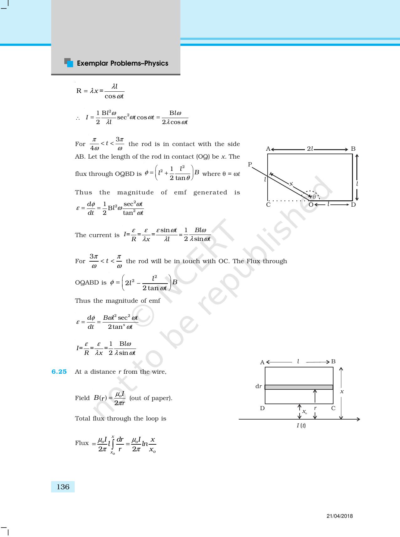 NCERT Exemplar Class 12: Physics  - Answers (All Units) - Page 31