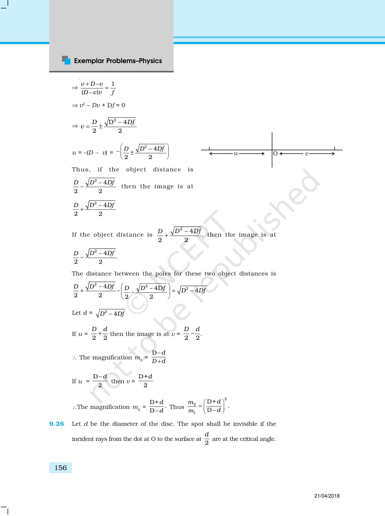 NCERT Exemplar Class 12: Physics  - Answers (All Units) - Page 51