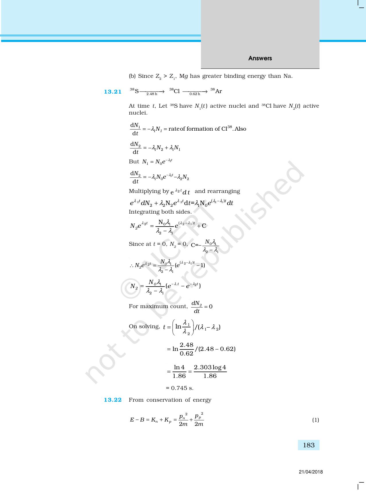 NCERT Exemplar Class 12: Physics  - Answers (All Units) - Page 78