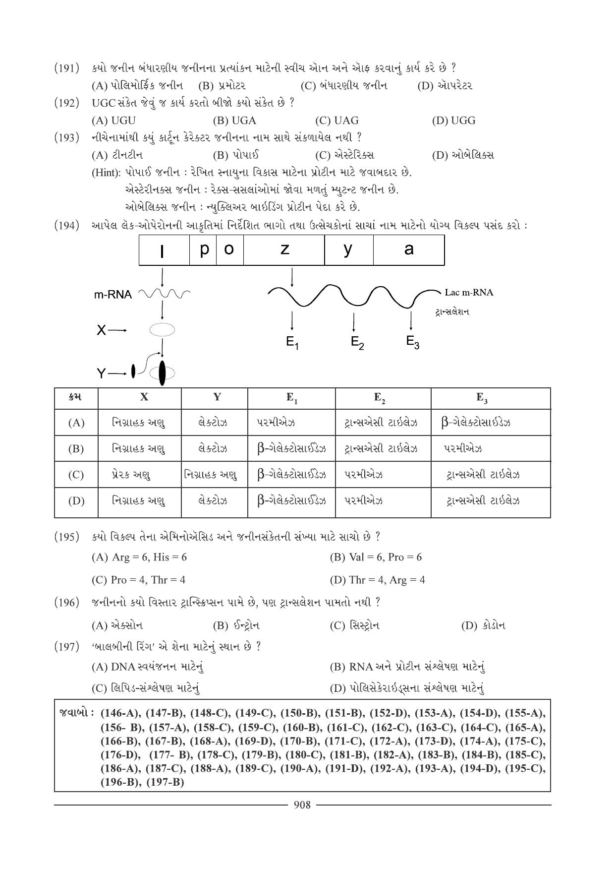 GSEB HSC Biology Question Paper (Gujarati Medium)- Chapter 39 - Page 36