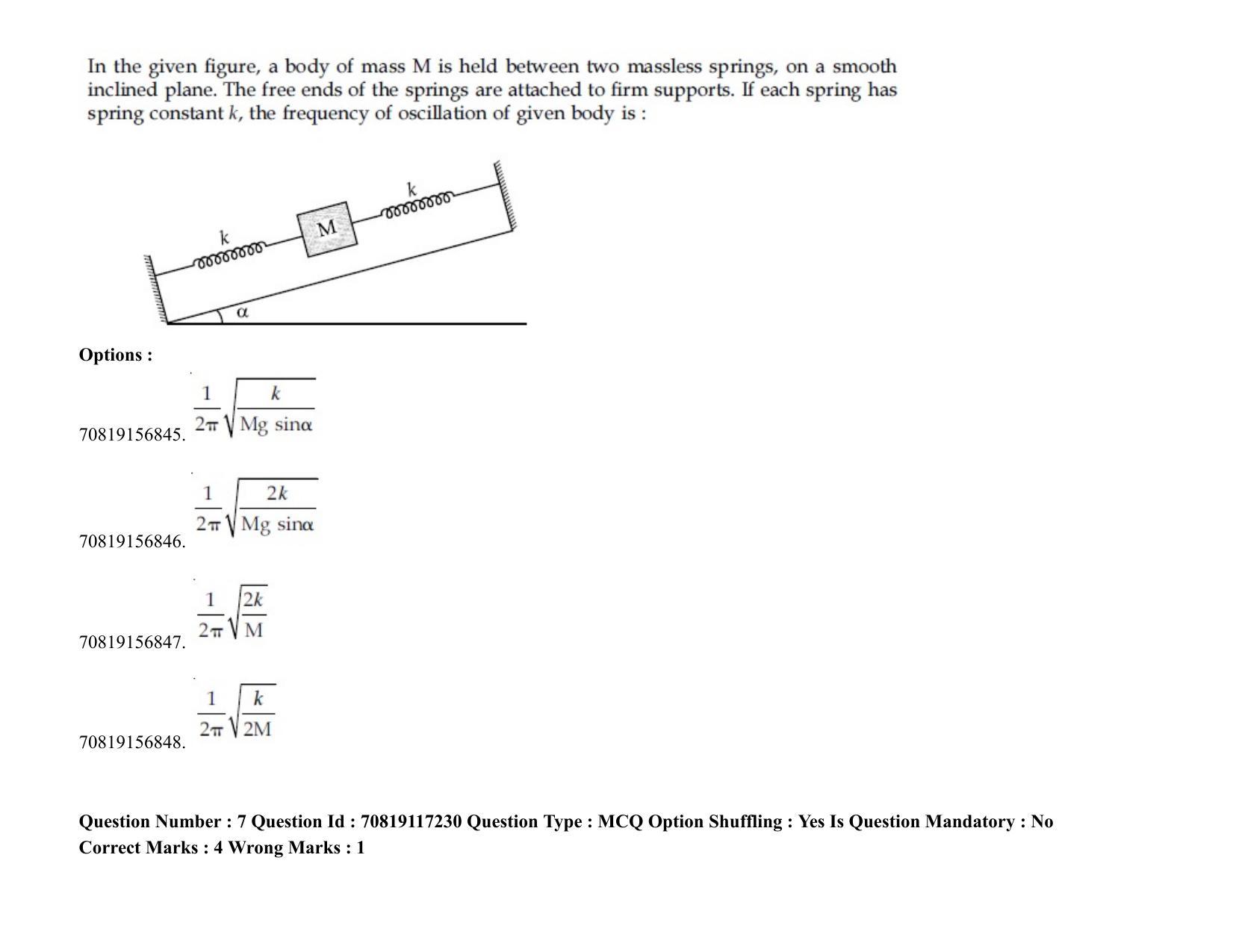 JEE Mains 2021: BTech ET (Shift 2) 24-02-2021 Question Paper - Page 12