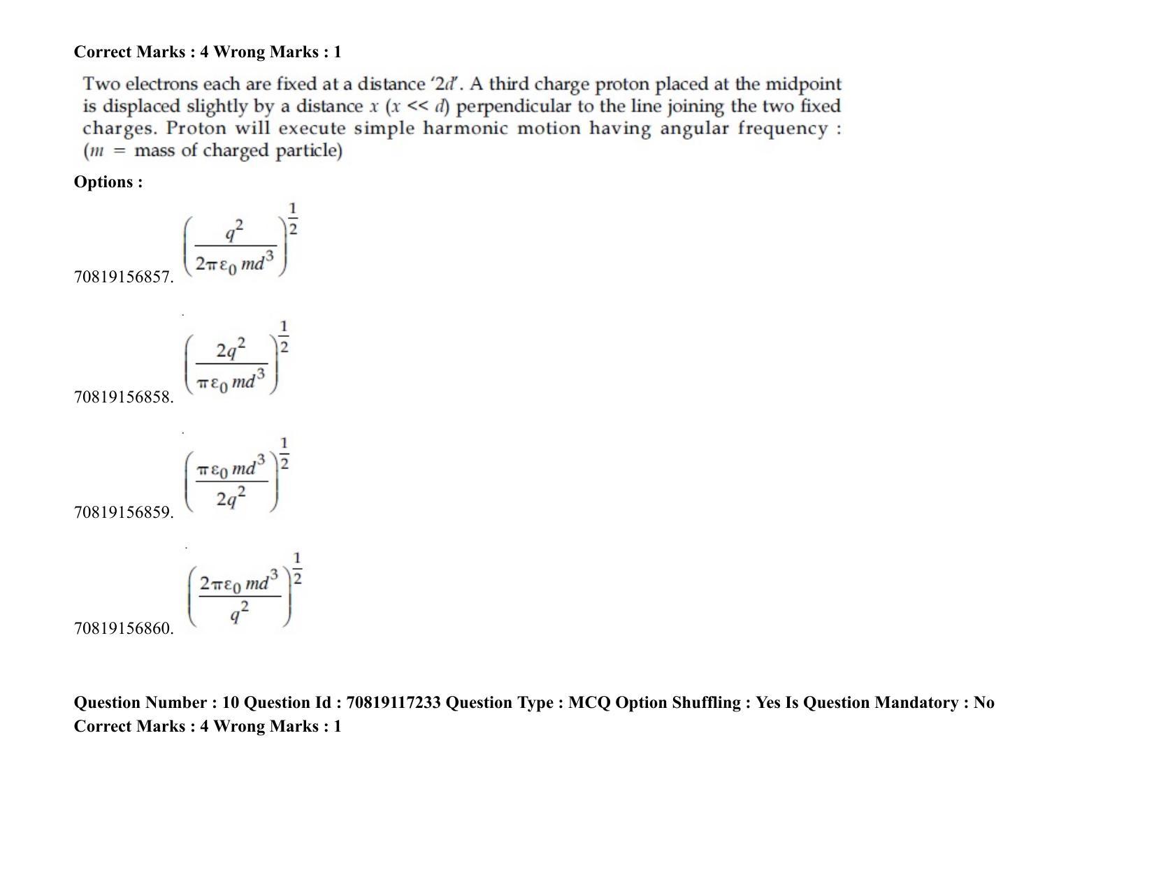 JEE Mains 2021: BTech ET (Shift 2) 24-02-2021 Question Paper - Page 16