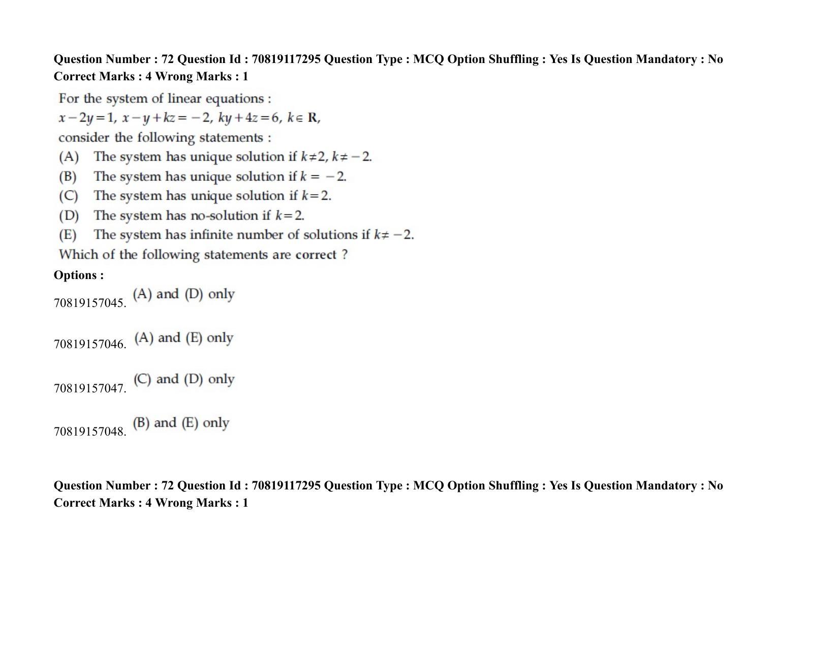JEE Mains 2021: BTech ET (Shift 2) 24-02-2021 Question Paper - Page 93