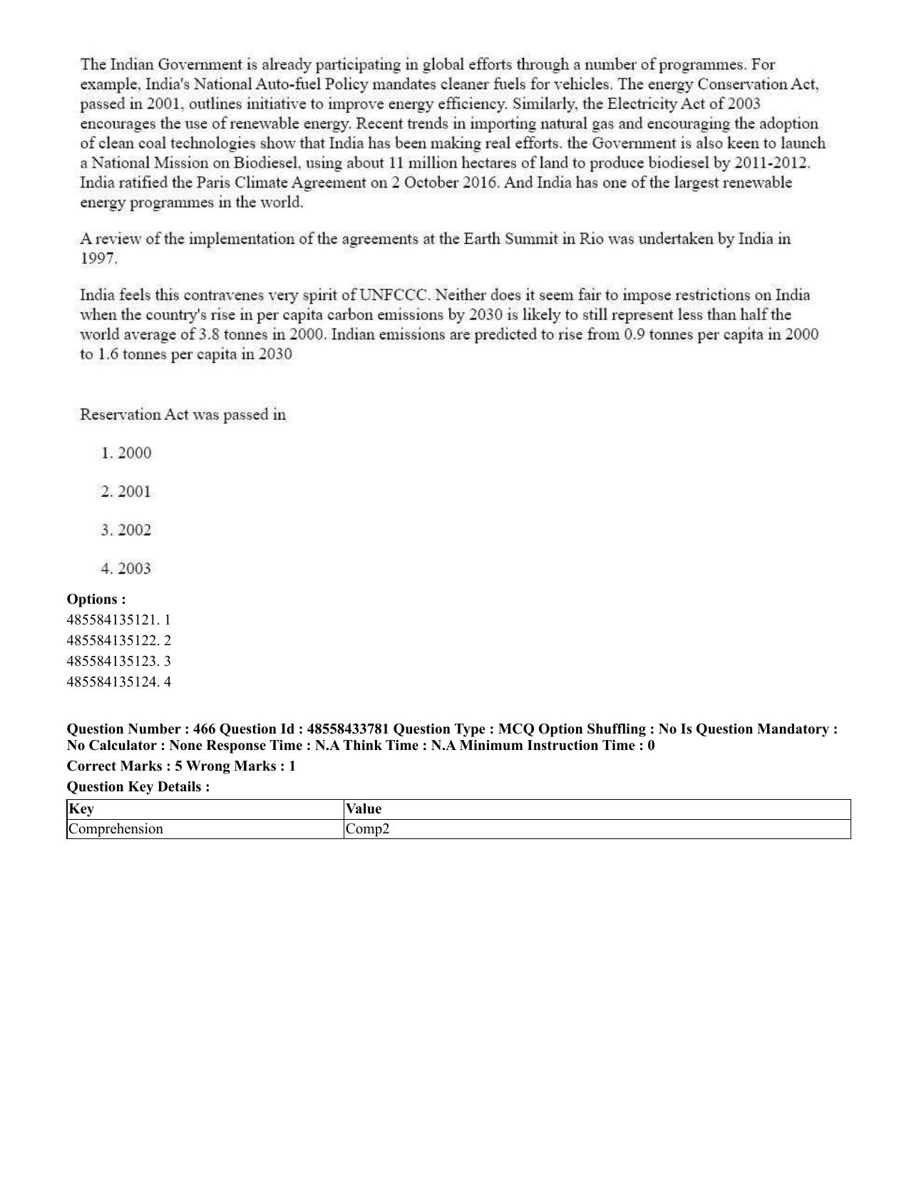 CUET 2023 English Hindi Shift 1 Question Papers - 18 June 2023 - Page 497
