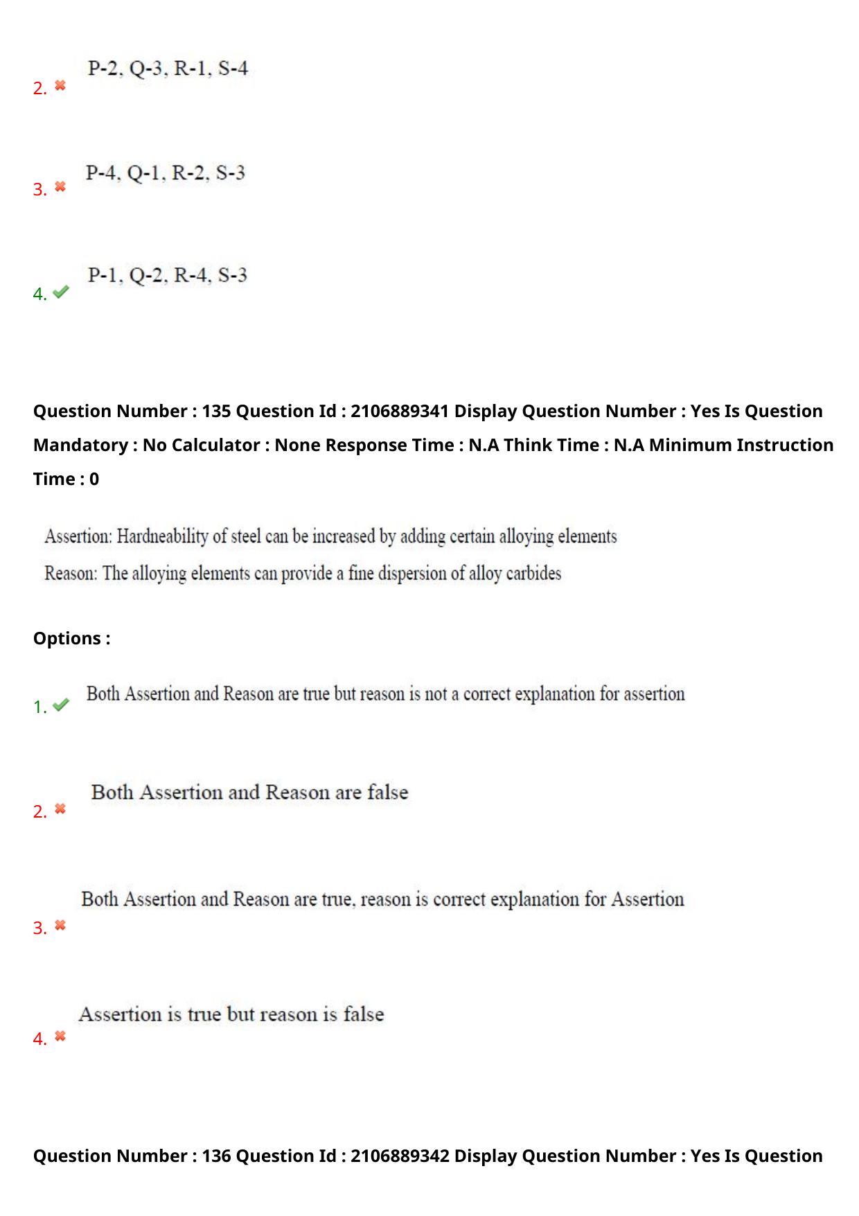 AP ECET 2024 Metallurgical Engineering (Shift 2) Question Paper wth Key - Page 86
