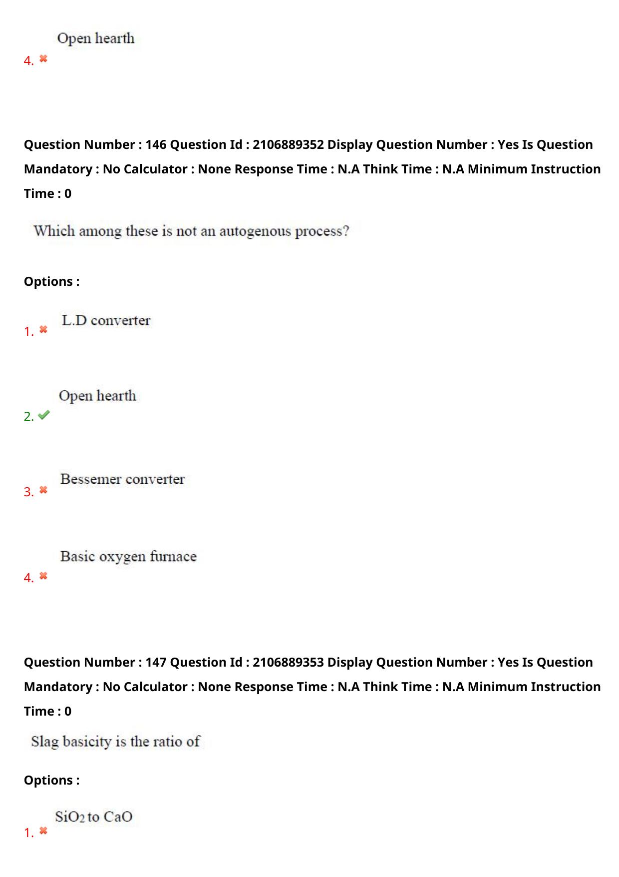 AP ECET 2024 Metallurgical Engineering (Shift 2) Question Paper wth Key - Page 93