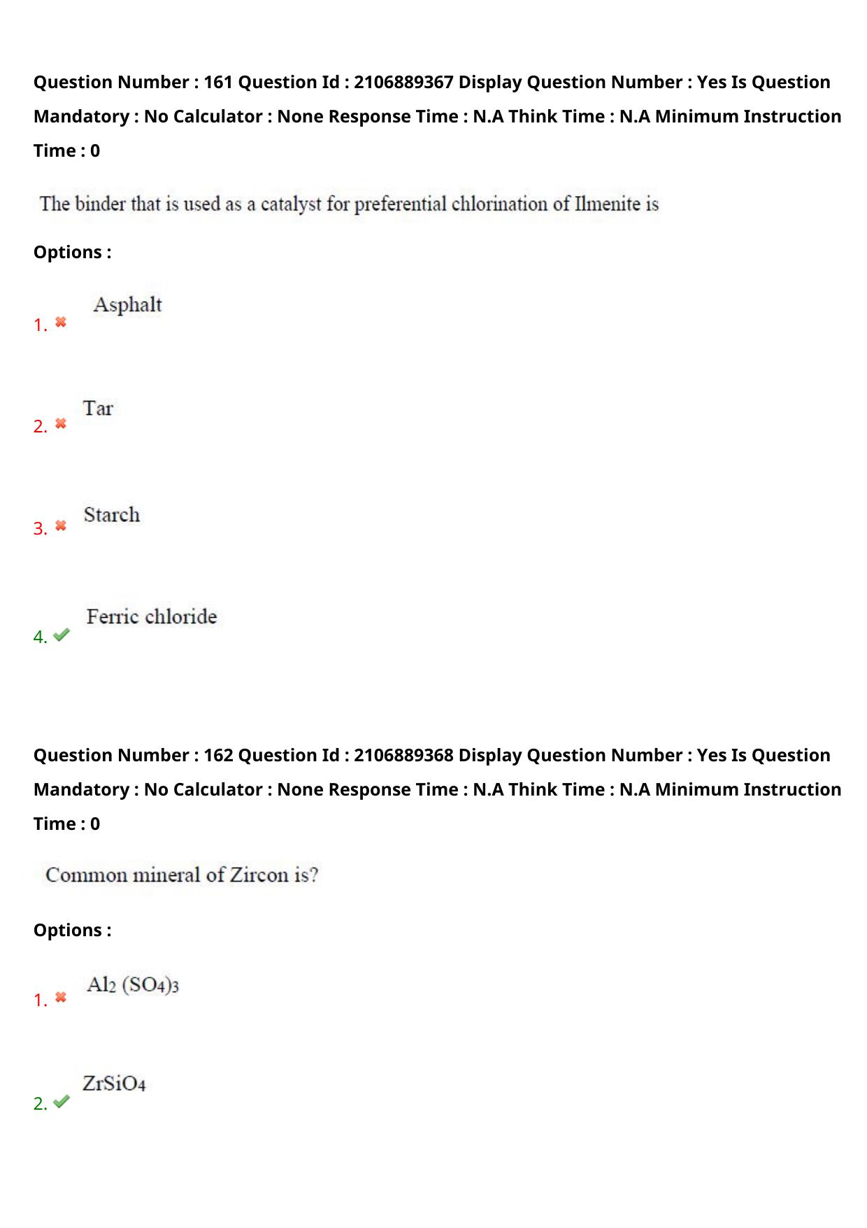 AP ECET 2024 Metallurgical Engineering (Shift 2) Question Paper wth Key - Page 102