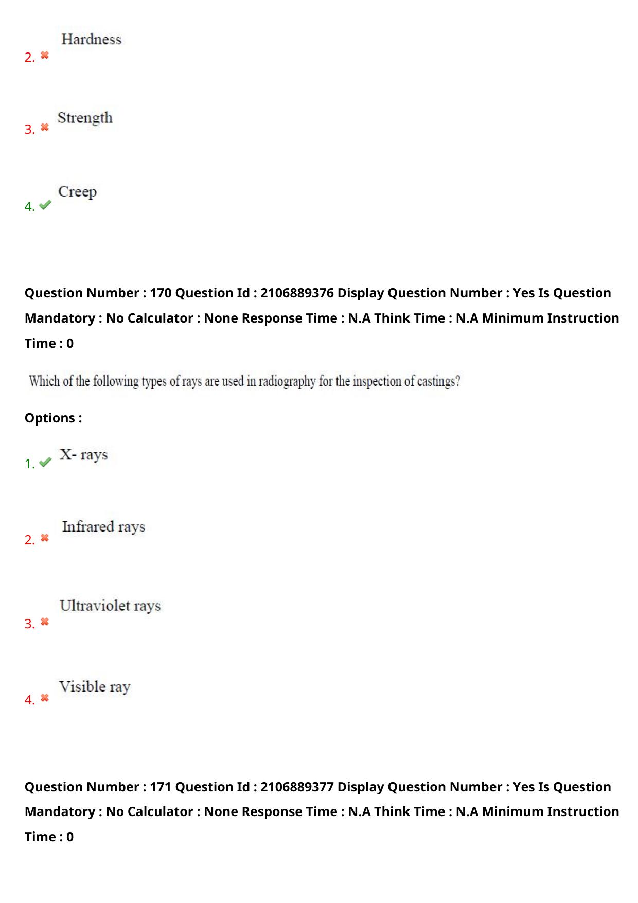AP ECET 2024 Metallurgical Engineering (Shift 2) Question Paper wth Key - Page 107