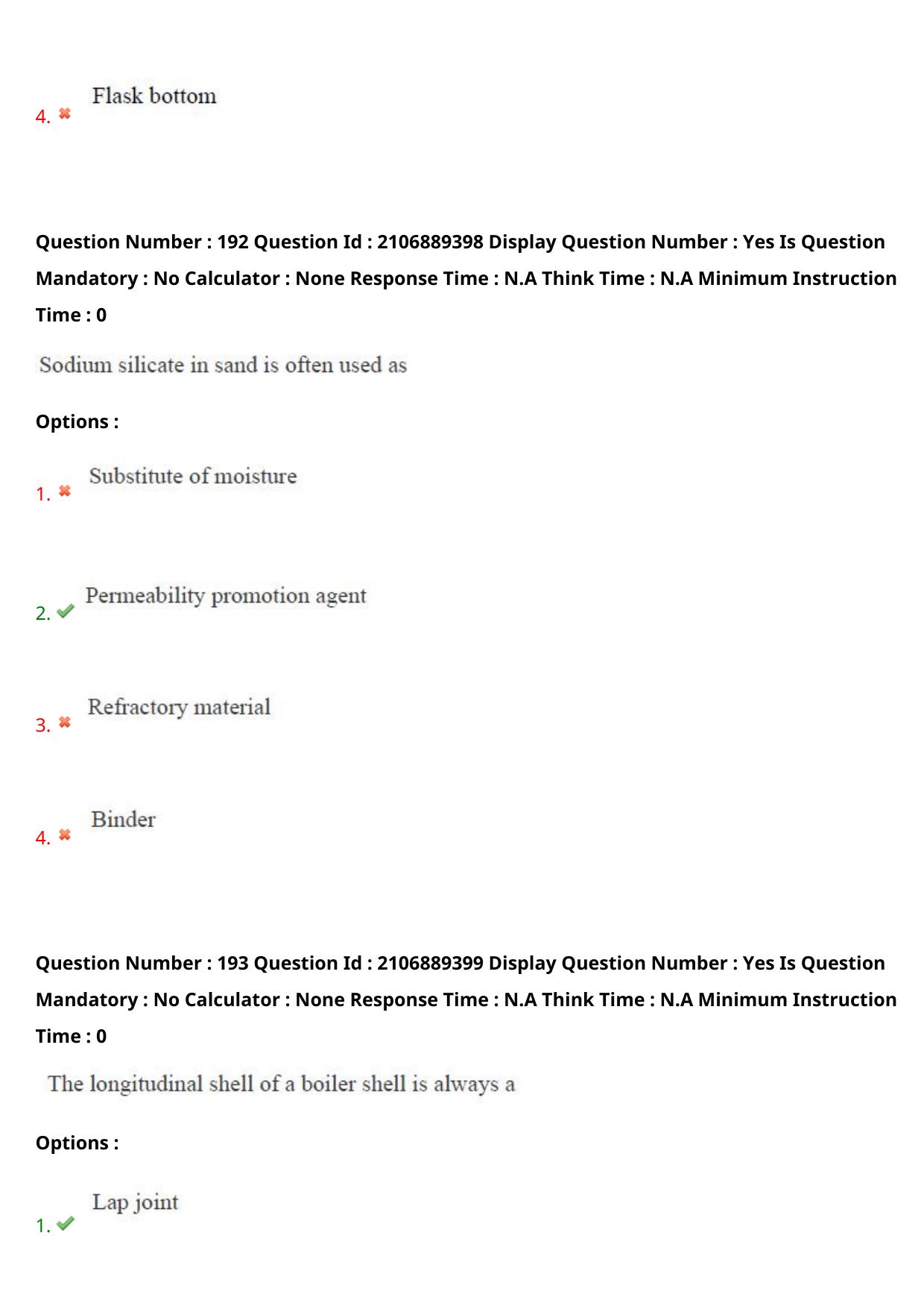 AP ECET 2024 Metallurgical Engineering (Shift 2) Question Paper wth Key - Page 120