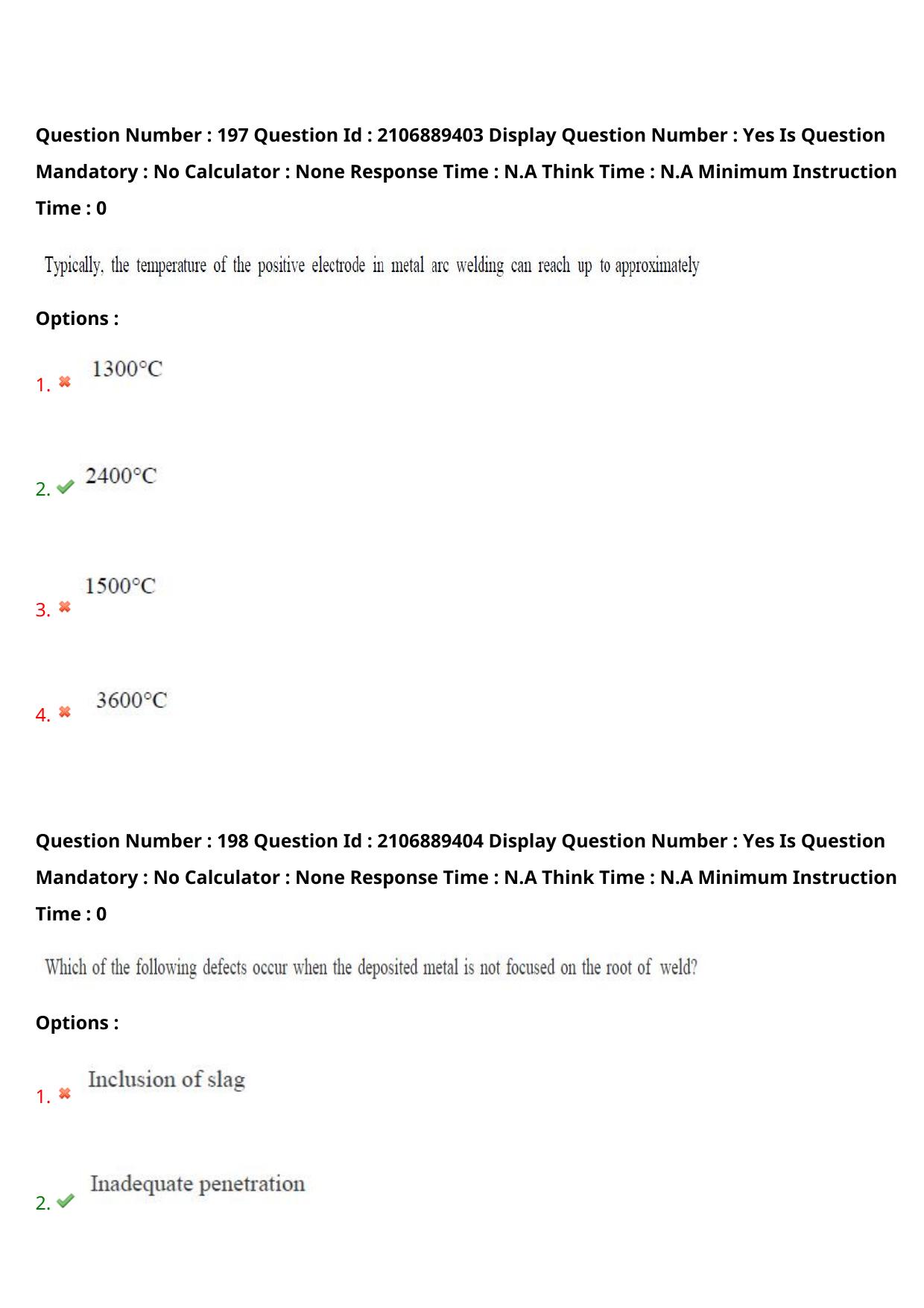 AP ECET 2024 Metallurgical Engineering (Shift 2) Question Paper wth Key - Page 123