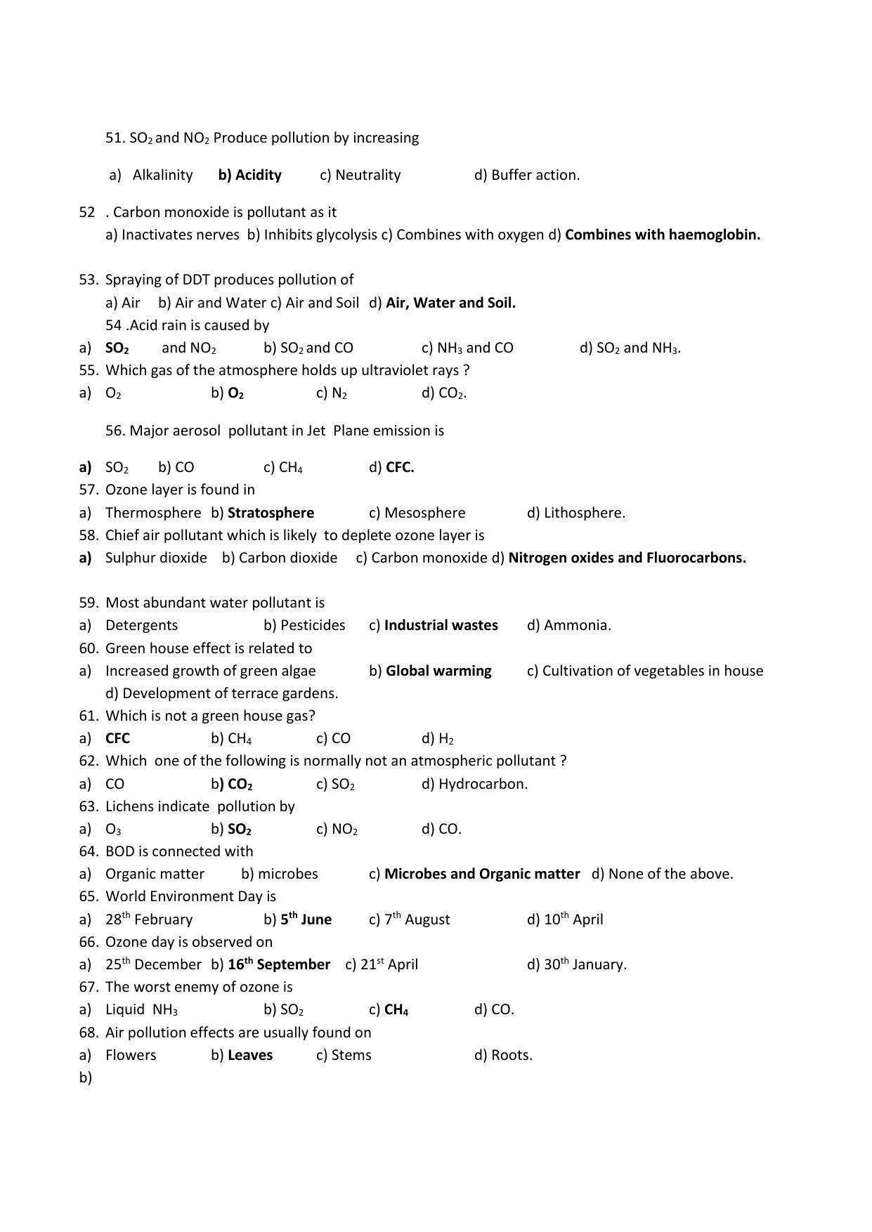MCAER PG CET Horticulture MCQ Question Paper - Page 5