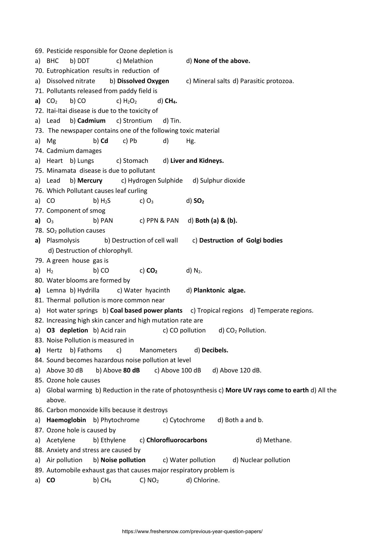 MCAER PG CET Horticulture MCQ Question Paper - Page 6