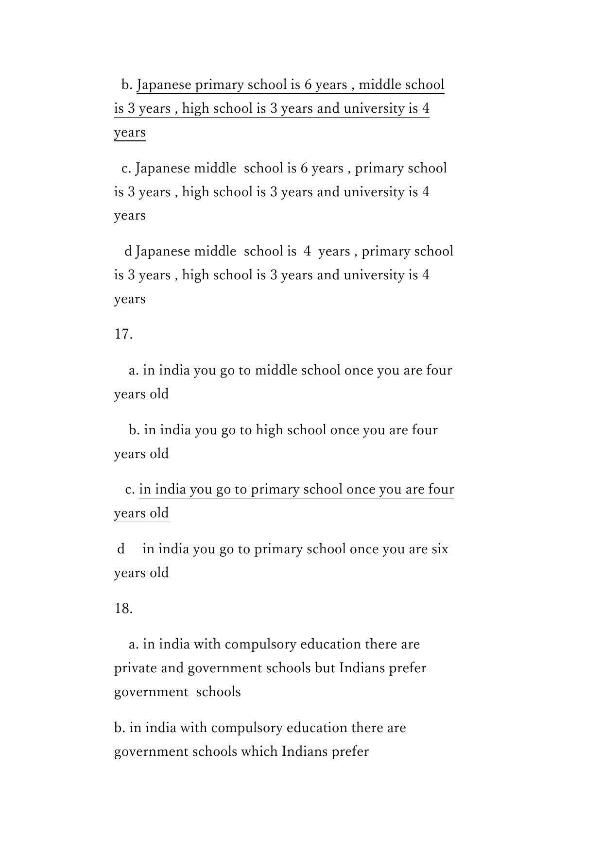 CBSE Class 12th Japanese Sample Question Paper Answer Key 2021-22 - Page 9
