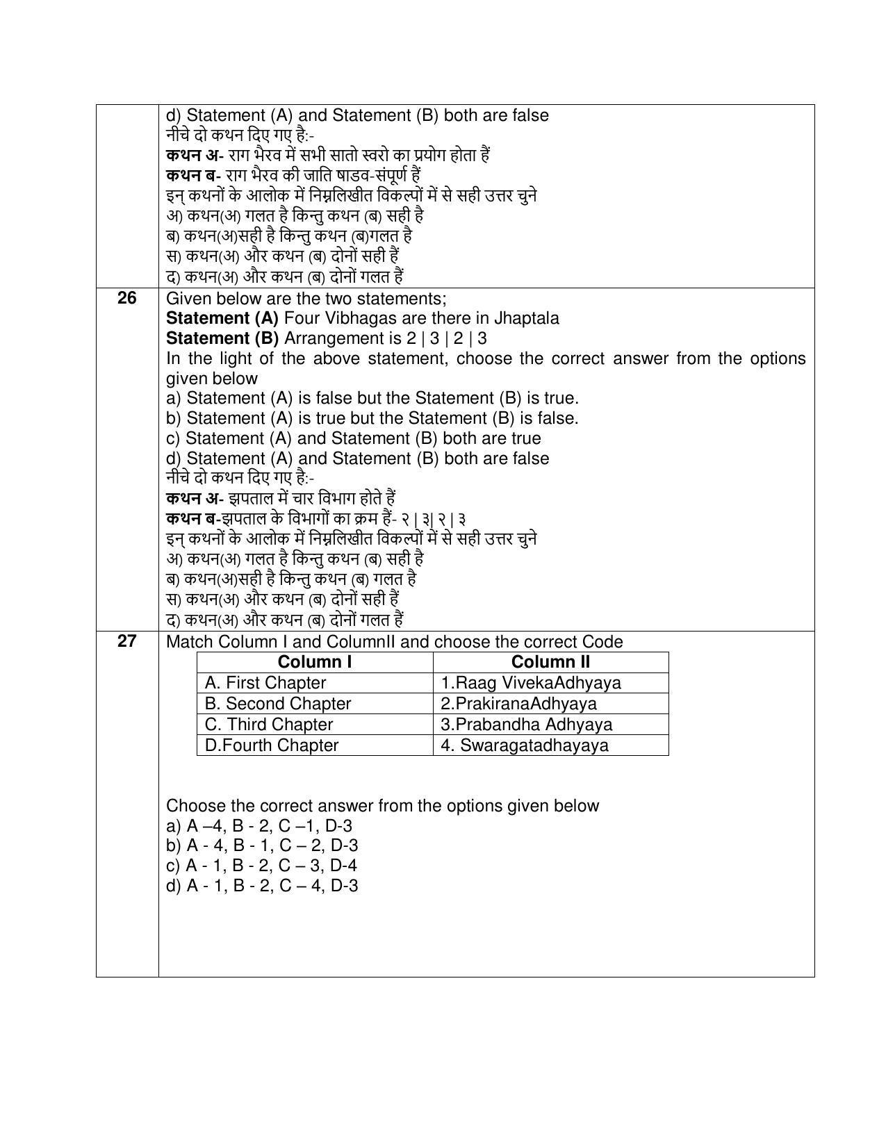 CBSE Class 12 Hindustani Music (Melodic) Sample Paper 2021-22 - Page 8