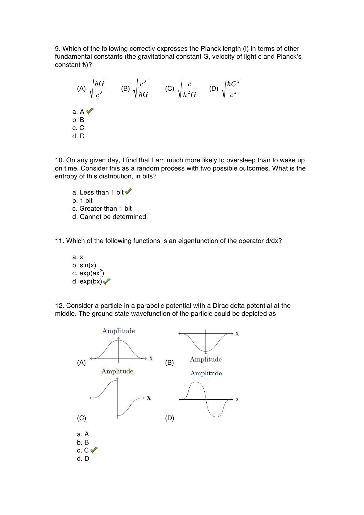 TIFR GS 2015 Biology Question Paper - Page 6