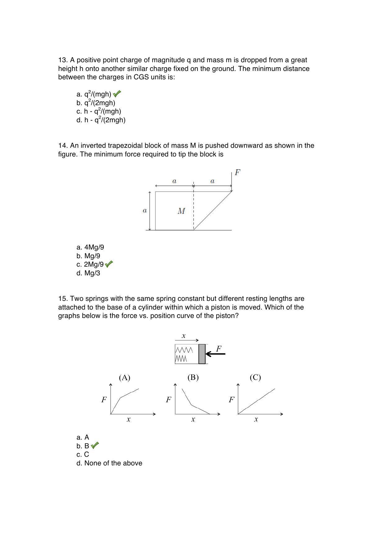TIFR GS 2015 Biology Question Paper - Page 7