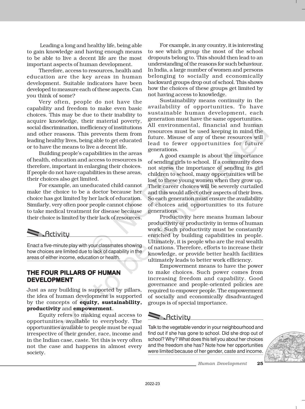 NCERT Book for Class 12 Geography (Part-1) Chapter 4 Human Development - Page 4