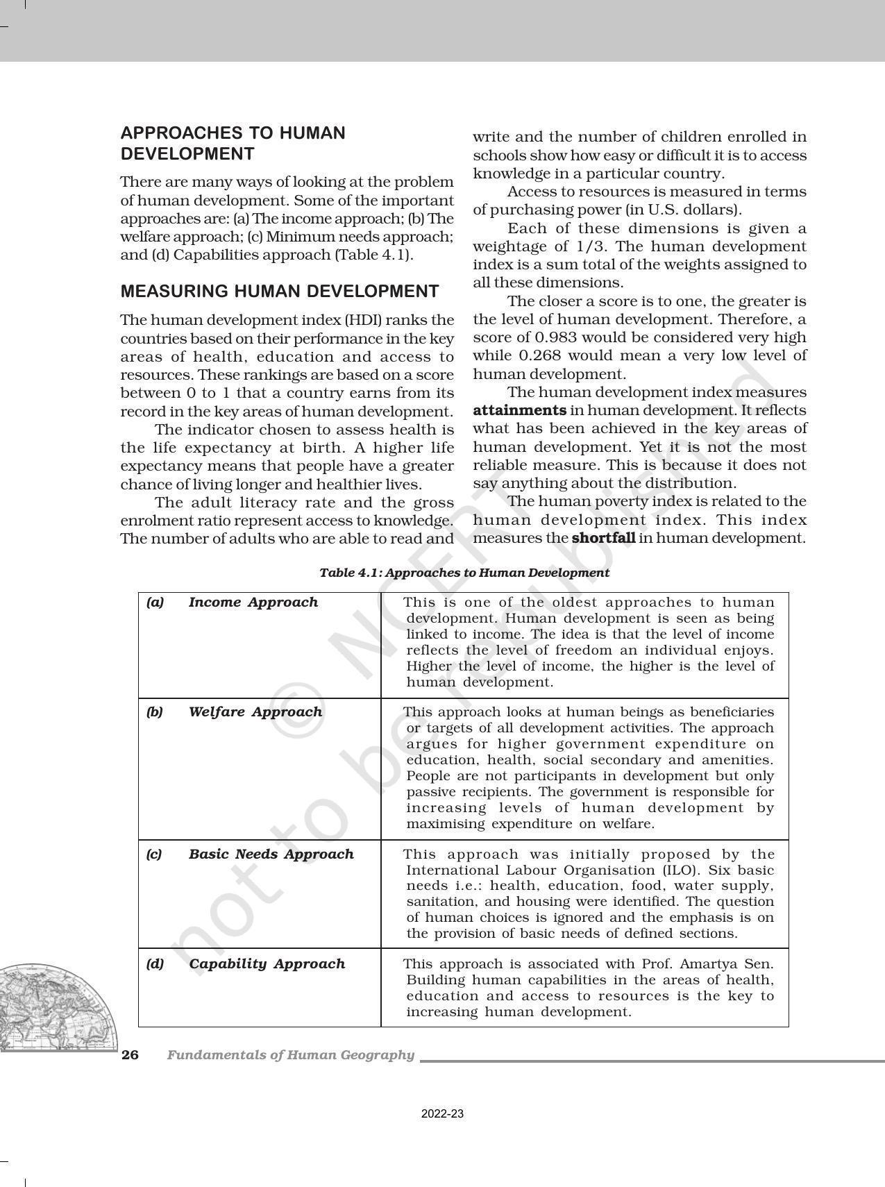 NCERT Book for Class 12 Geography (Part-1) Chapter 4 Human Development - Page 5
