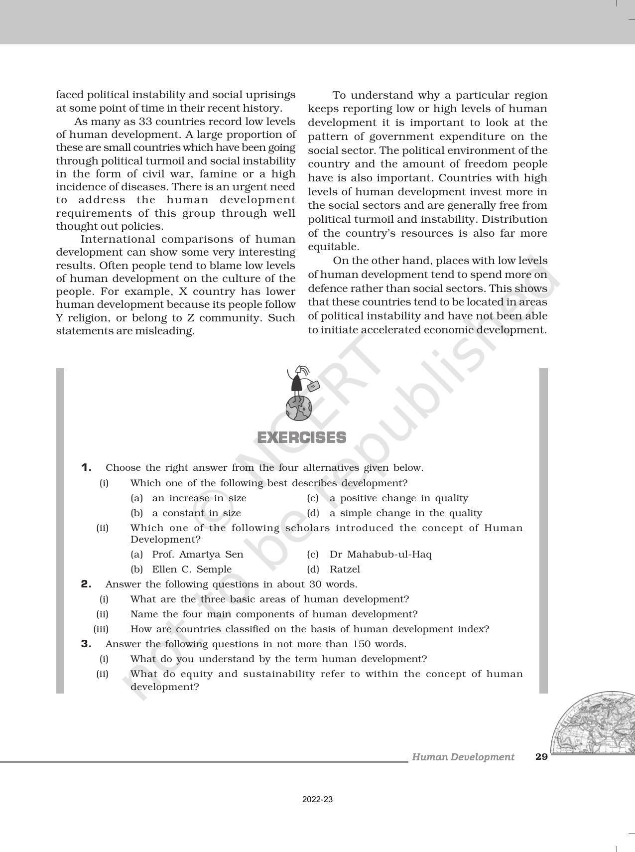 NCERT Book for Class 12 Geography (Part-1) Chapter 4 Human Development - Page 8