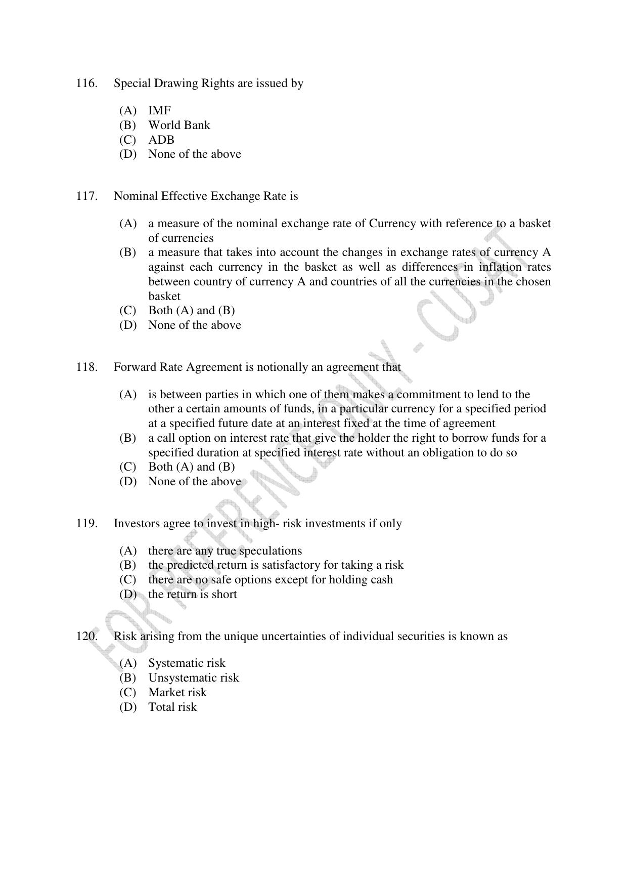 CUSAT CAT 2023 ECONOMETRICS Question Paper - Page 24