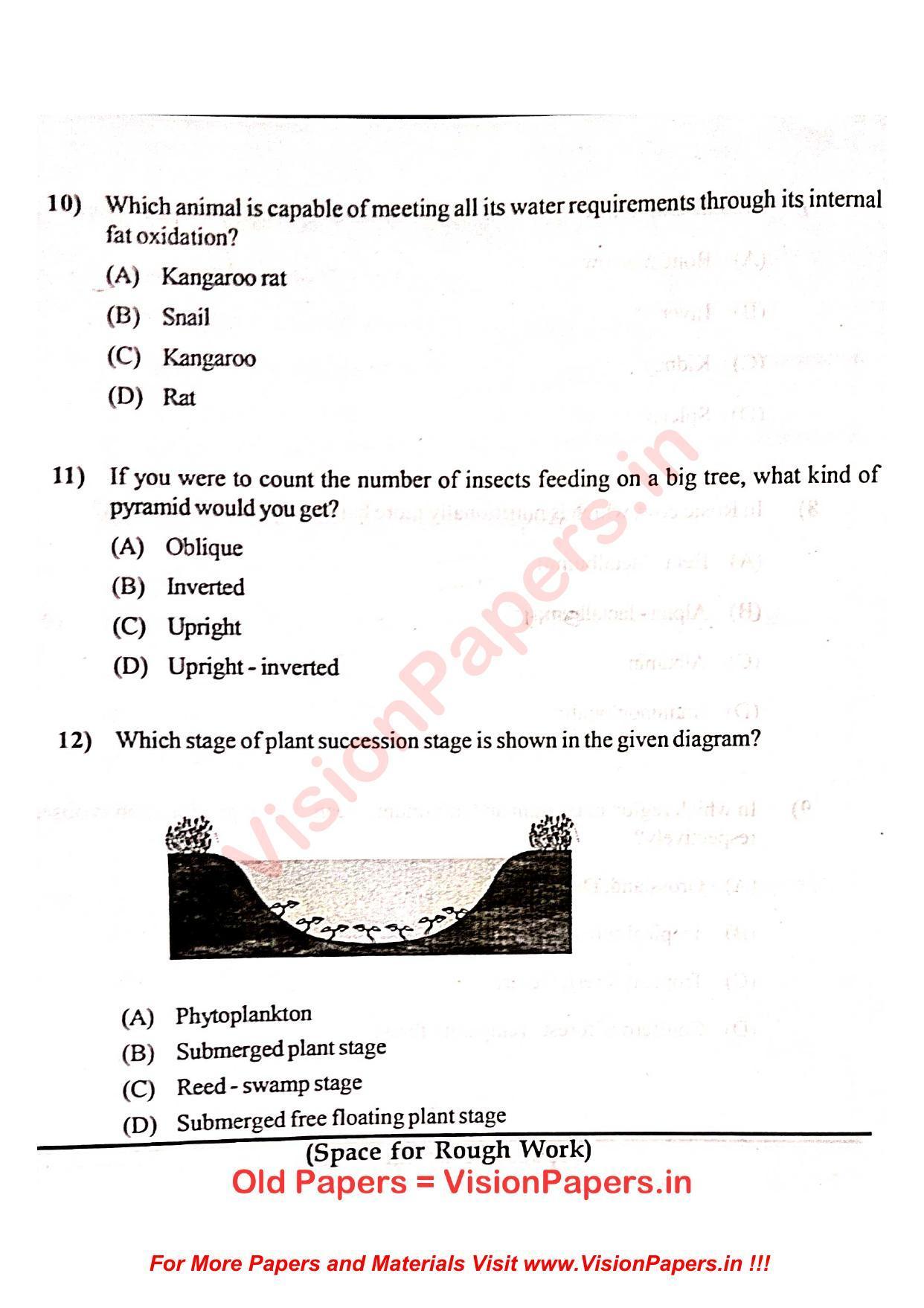 GUJCET Biology 2022 Question Paper - Page 4