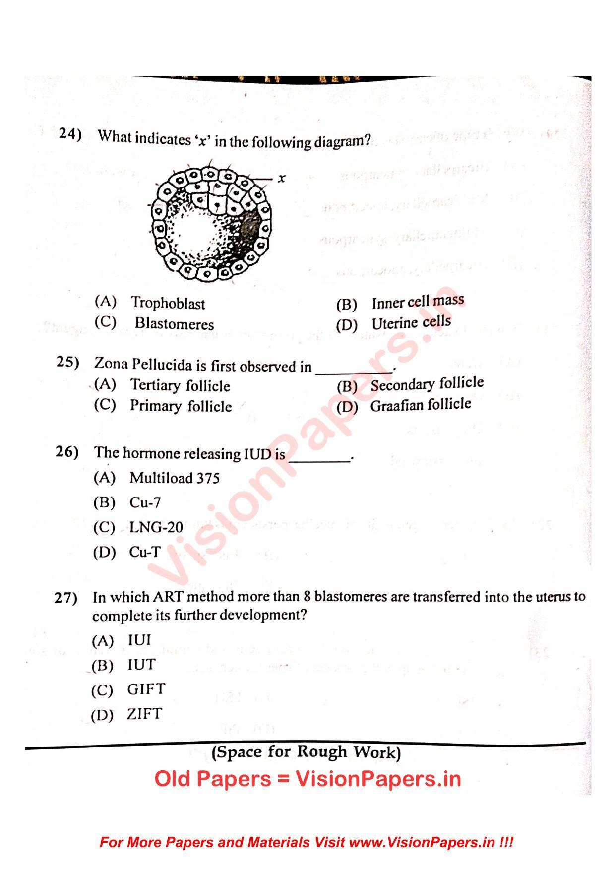 GUJCET Biology 2022 Question Paper - Page 8