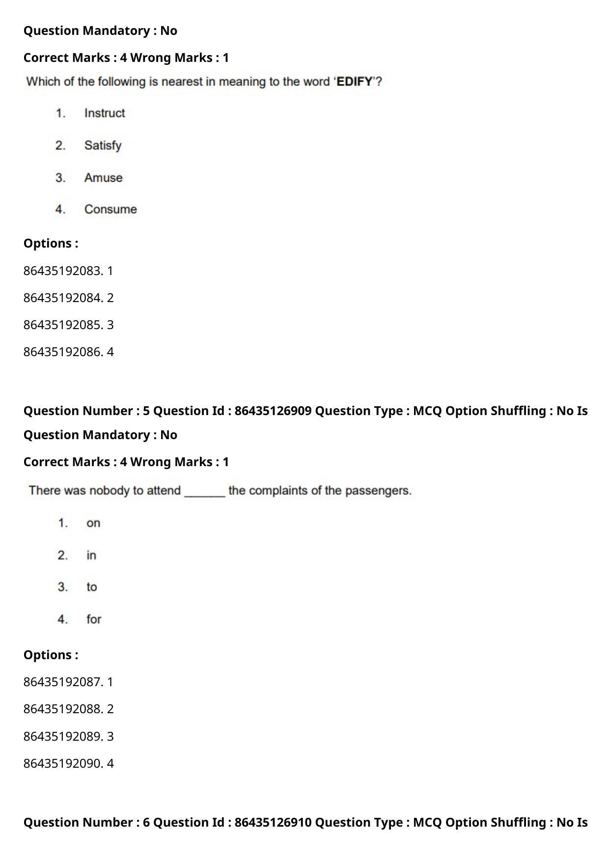 CUET PG 2021 PGQP37 Question Paper - Page 4