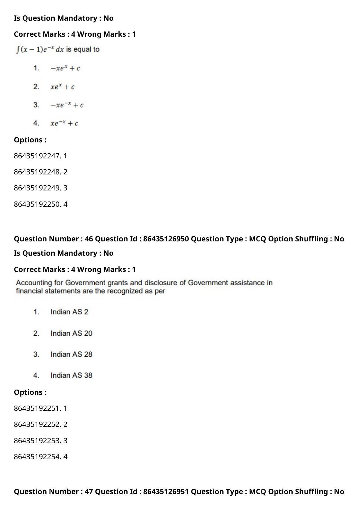 CUET PG 2021 PGQP37 Question Paper - Page 25