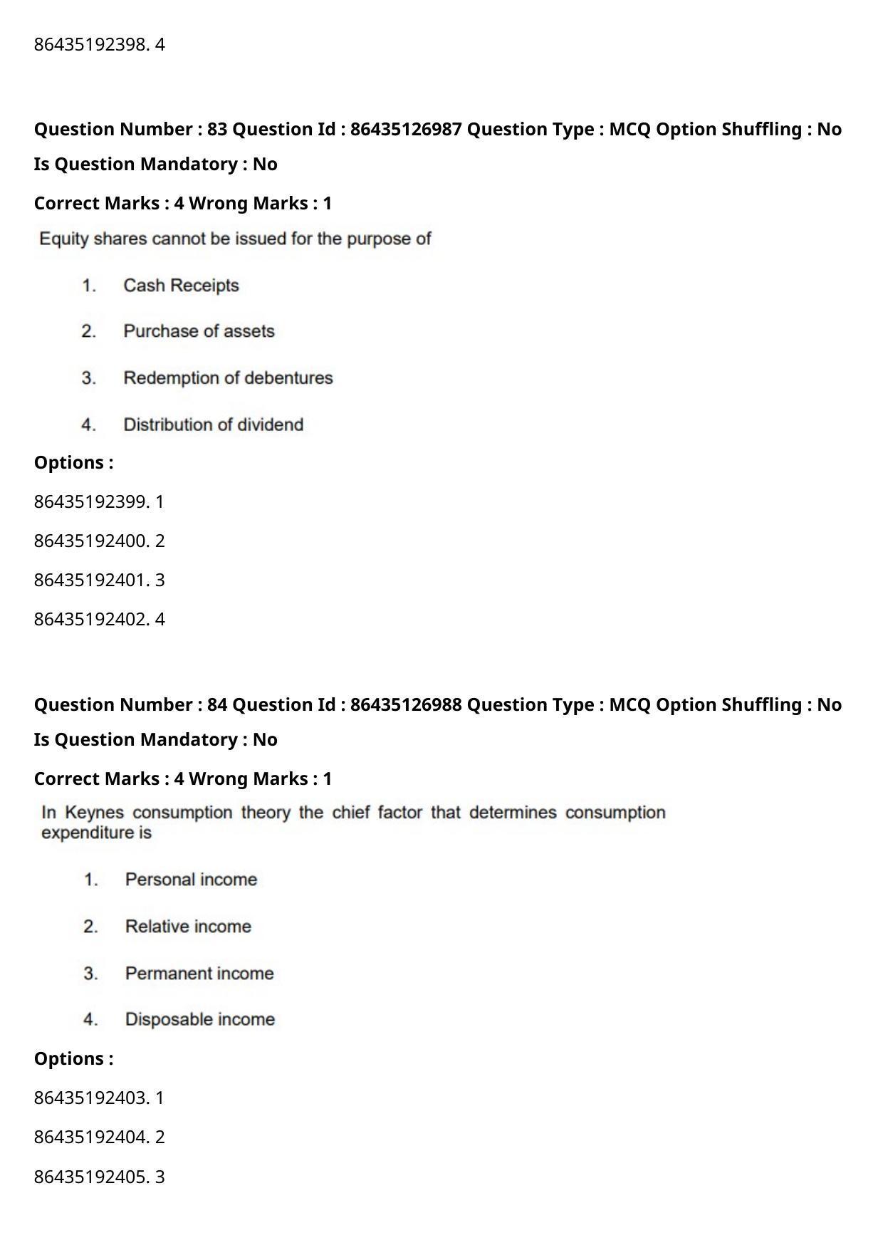 CUET PG 2021 PGQP37 Question Paper - Page 44