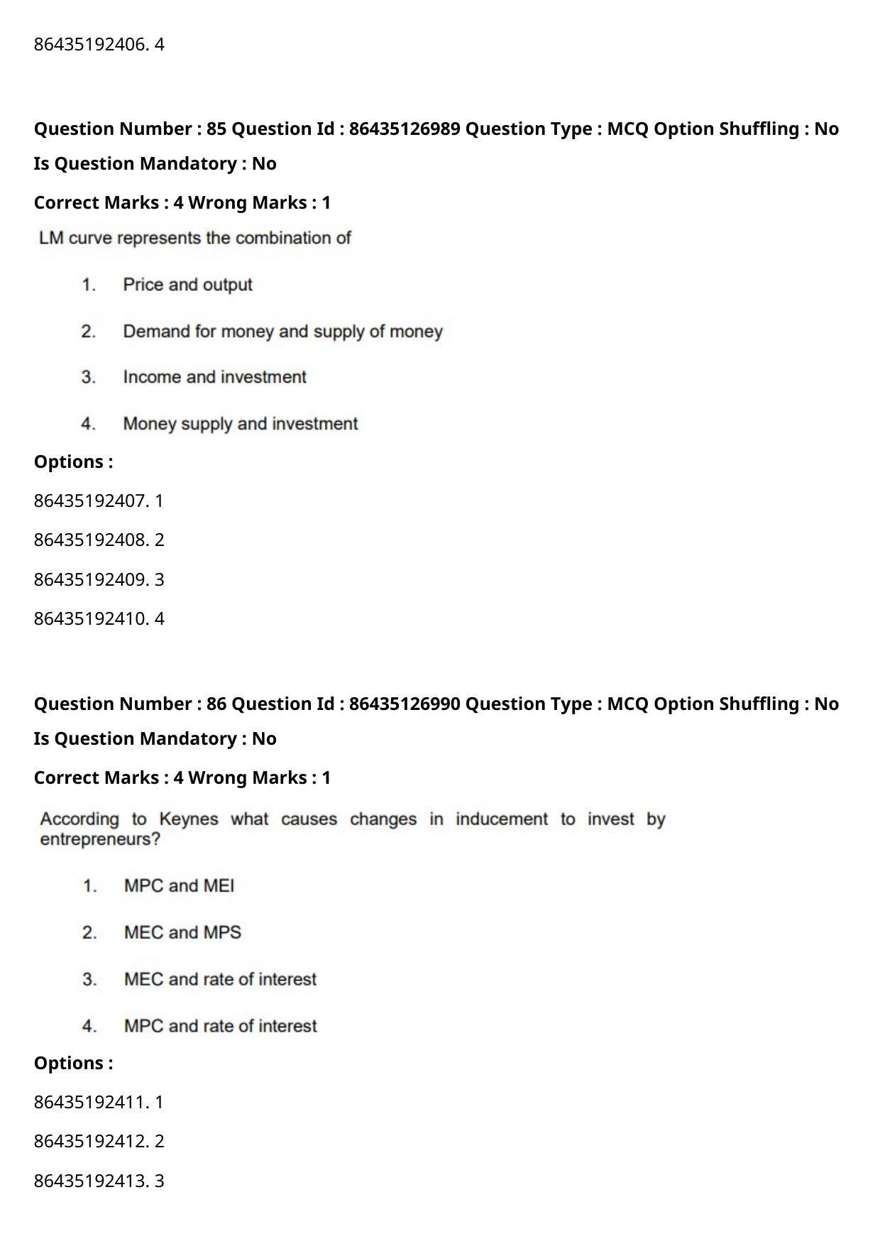 CUET PG 2021 PGQP37 Question Paper - Page 45