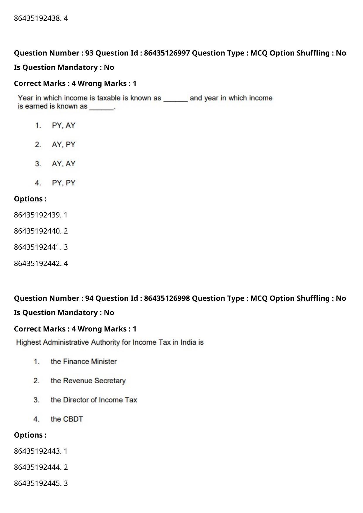 CUET PG 2021 PGQP37 Question Paper - Page 49