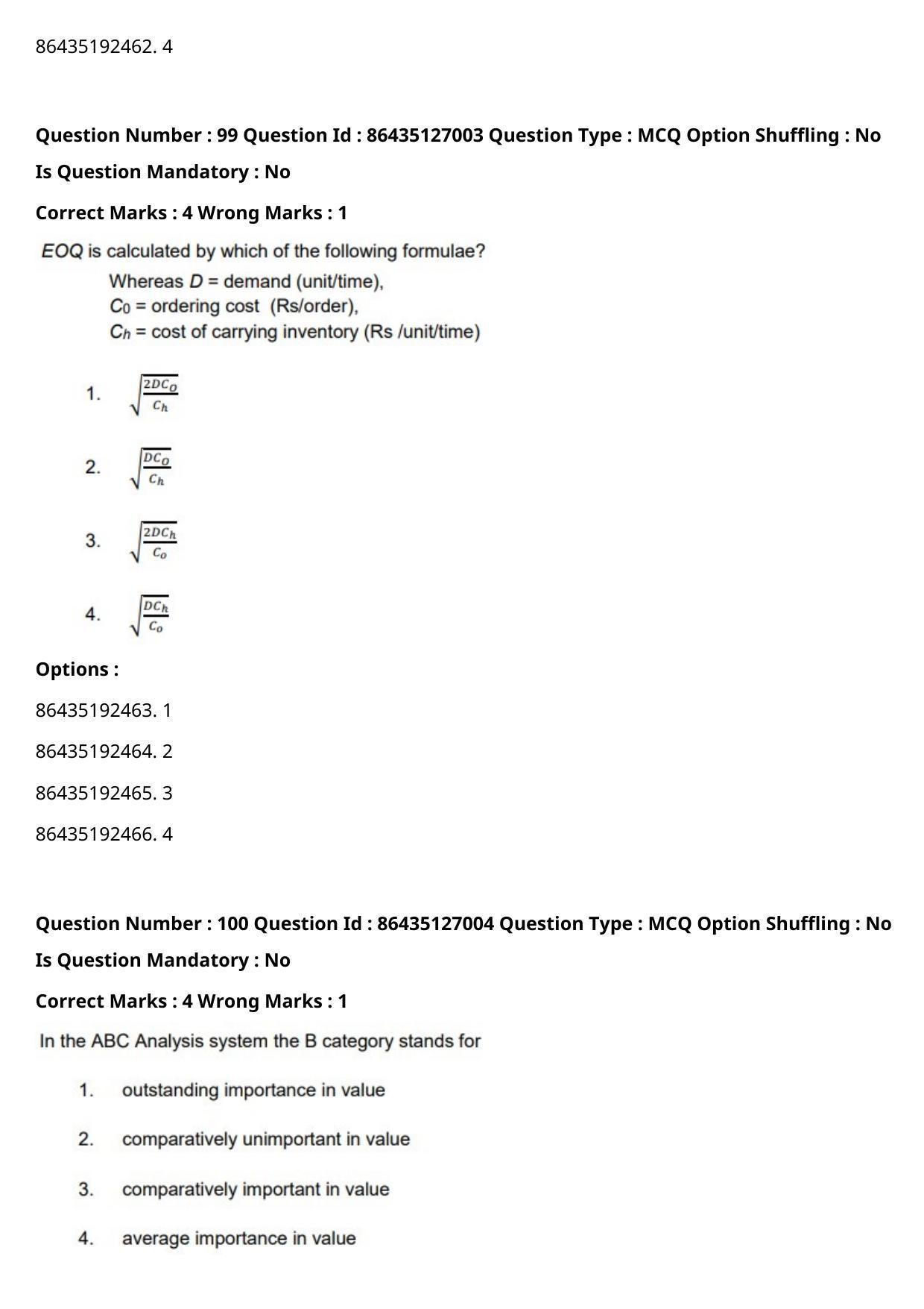 CUET PG 2021 PGQP37 Question Paper - Page 52