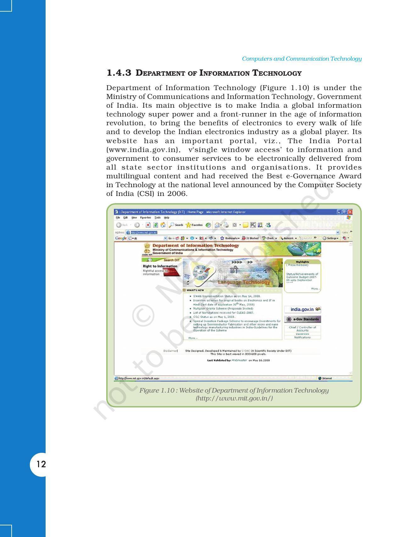 NCERT Book for Class 11 Computers Chapter 1 Experiencing the World of CCT - Page 10
