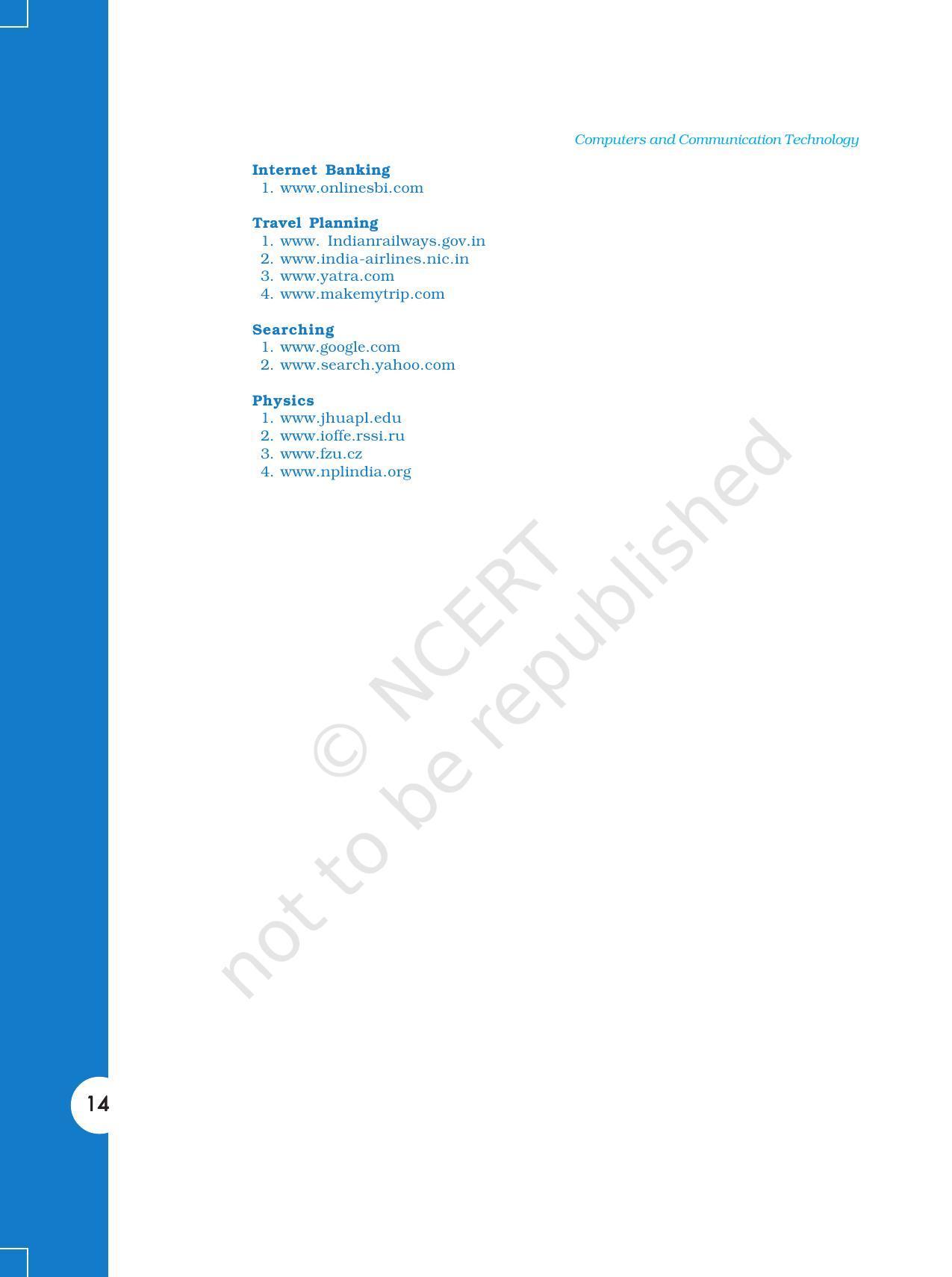 NCERT Book for Class 11 Computers Chapter 1 Experiencing the World of CCT - Page 12