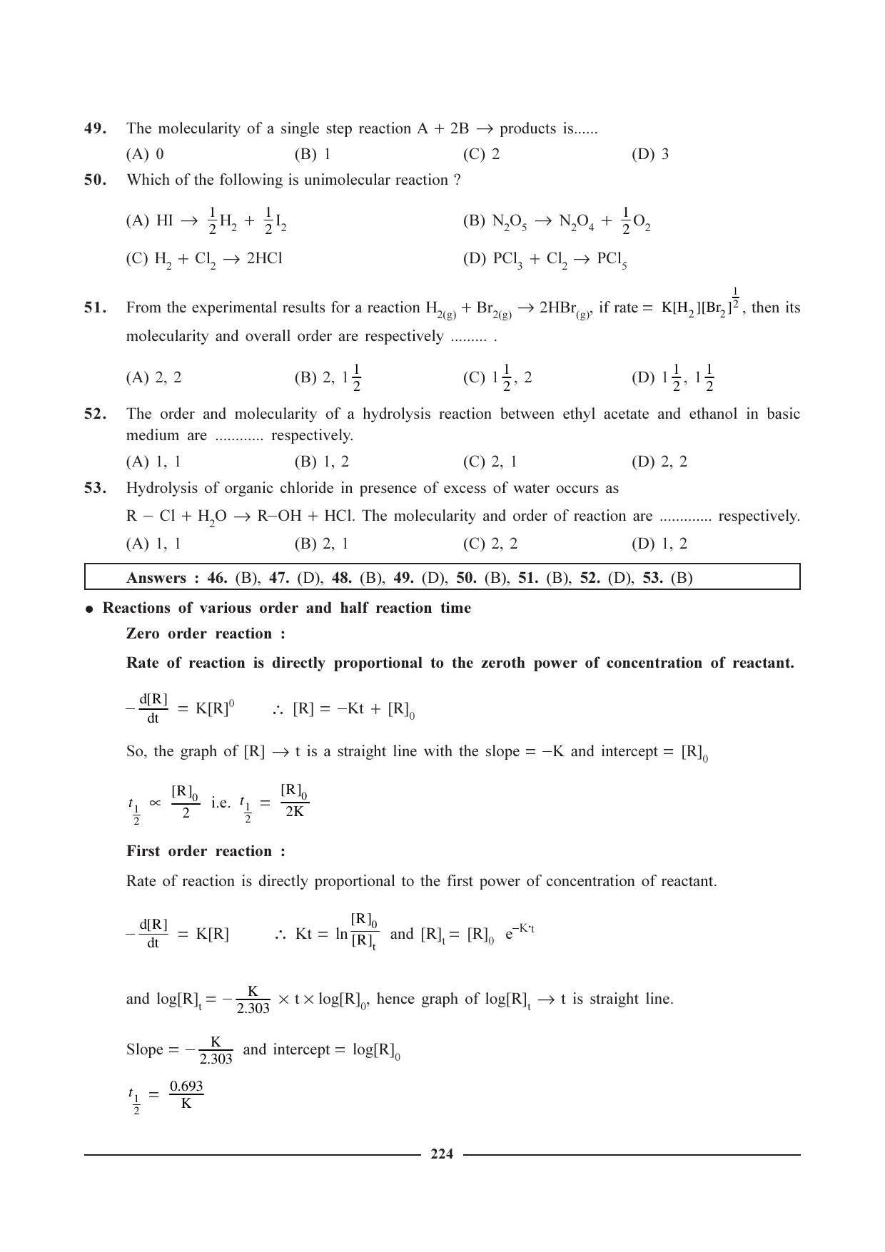GSEB HSC Chemistry Question Paper (English Medium)- Chapter 9 - Page 9