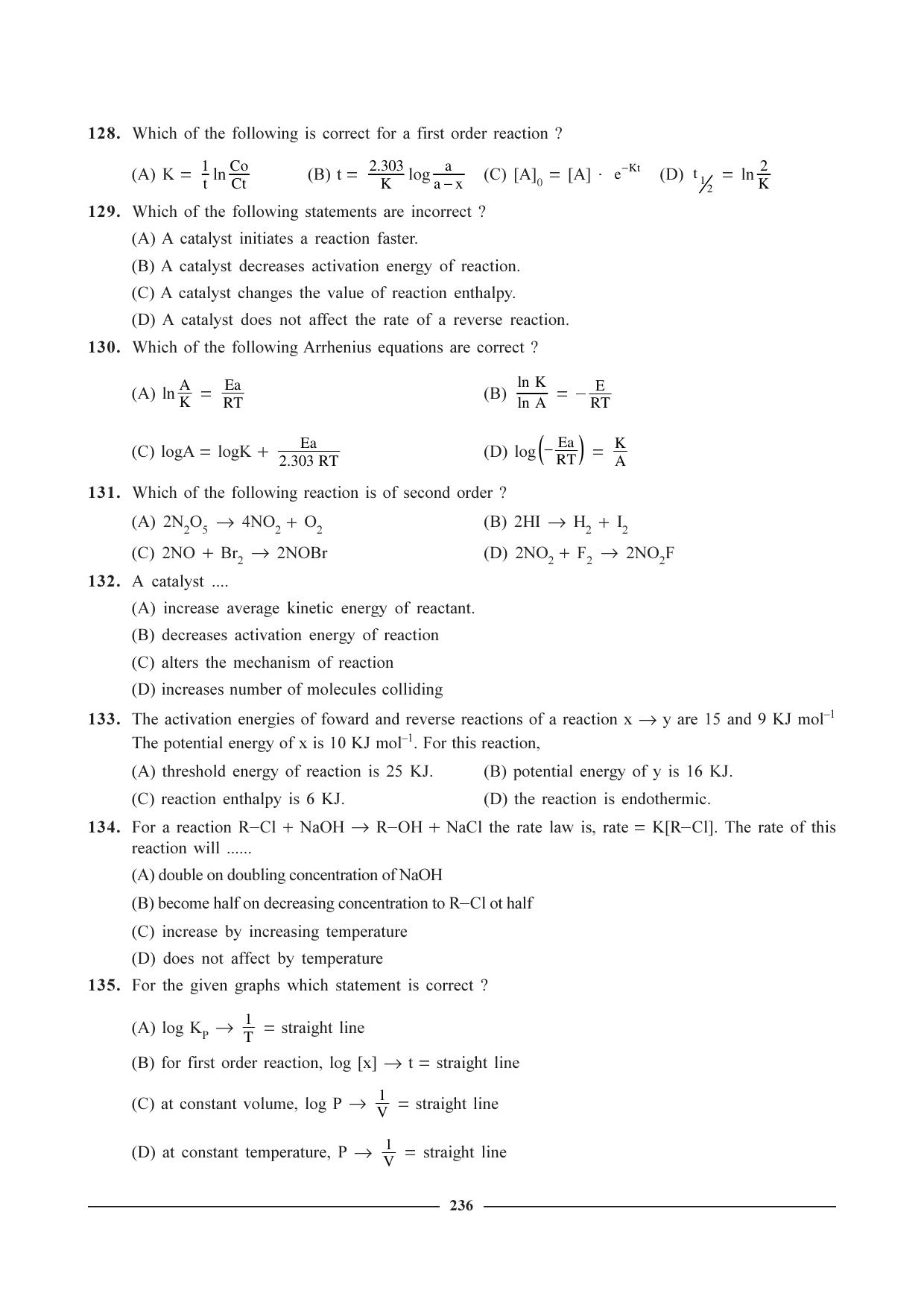 GSEB HSC Chemistry Question Paper (English Medium)- Chapter 9 - Page 21