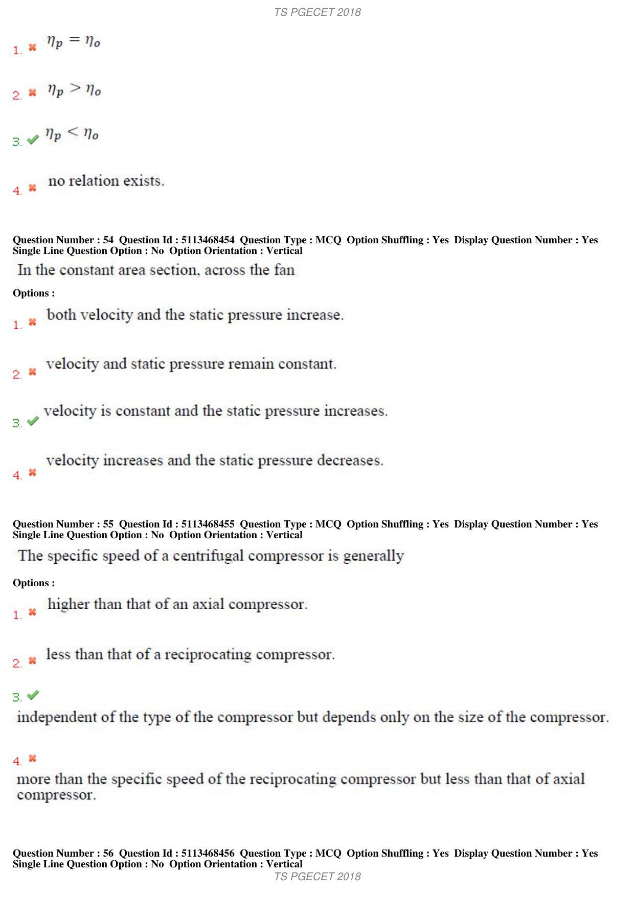 TS PGECET 2018: Aerospace Engineering Question Papers - Page 20